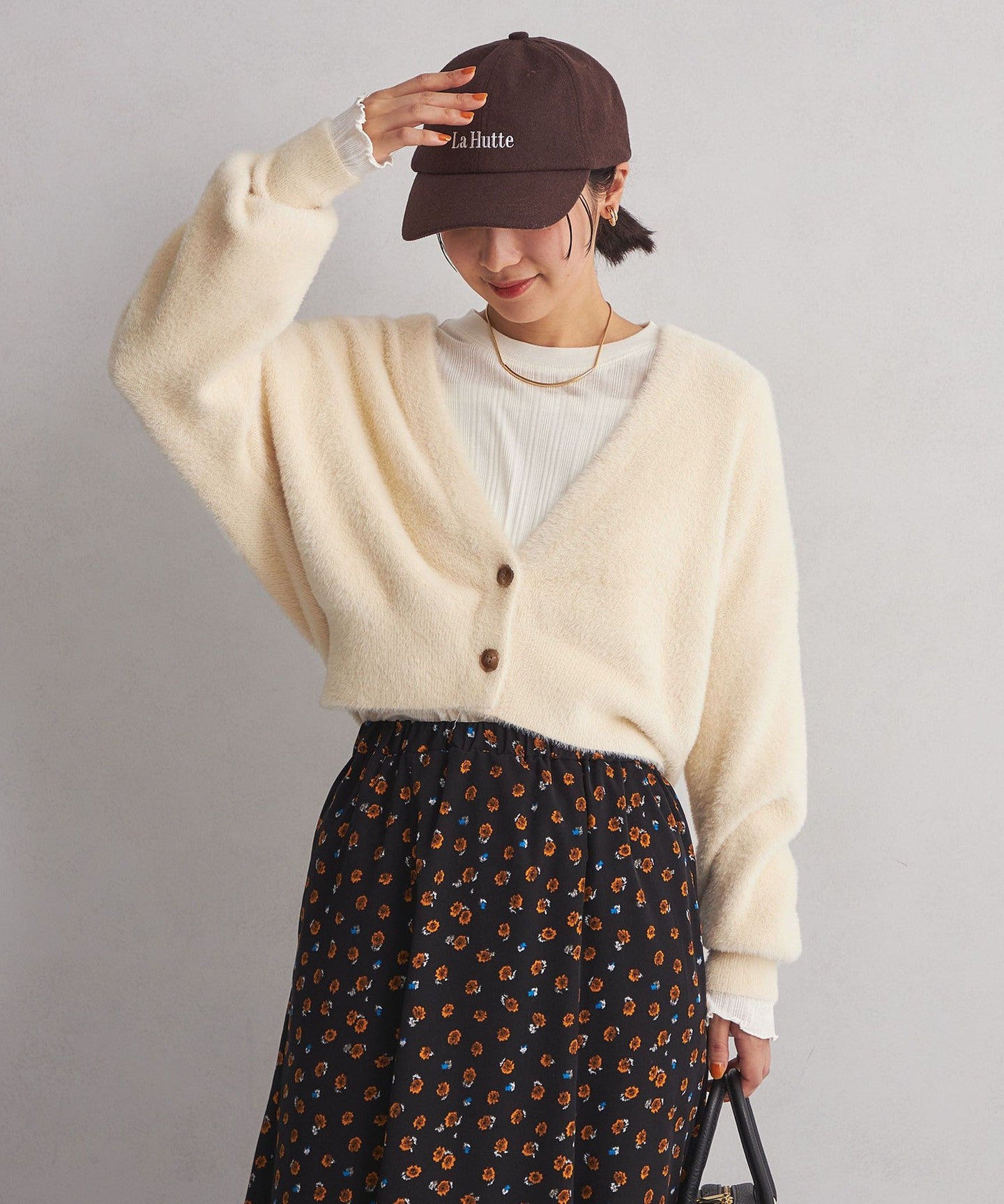 at ease]FeatherKNIT CARDIGAN - UNITED ARROWS