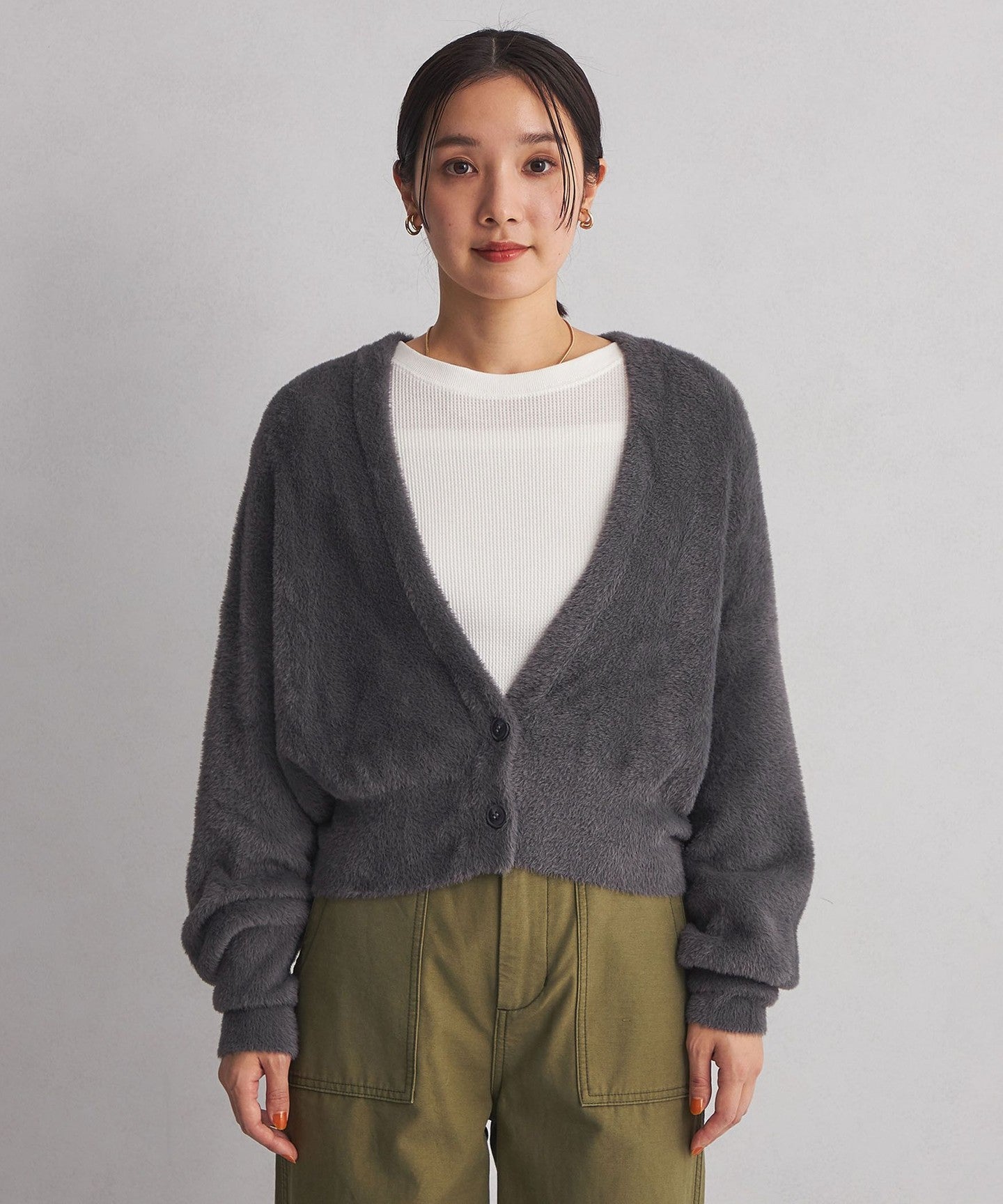 at ease]FeatherKNIT CARDIGAN - UNITED ARROWS