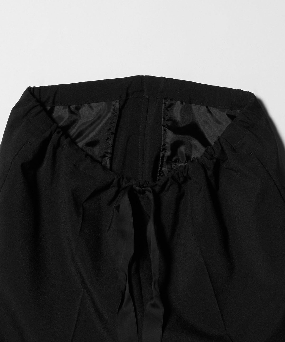 <ASTRAET> Polyester Easy Wide Tapered Pants