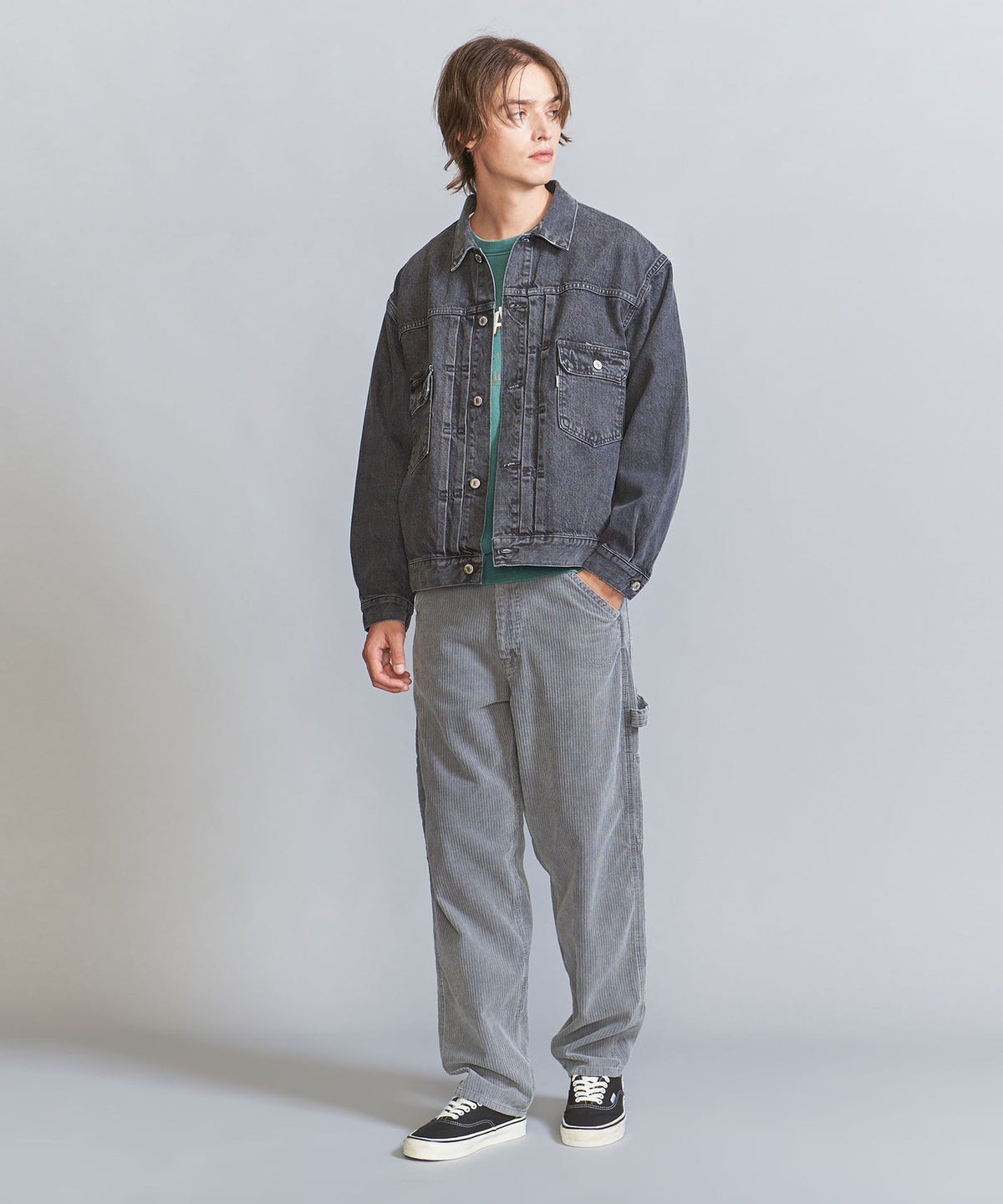 <CGS.> Organic Cotton Black Denim HMD G-Jacket