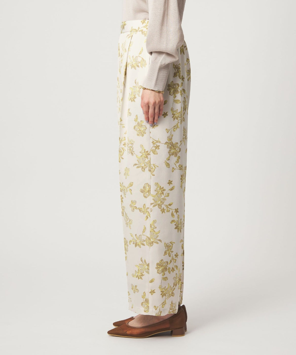 花朵 印花 長褲