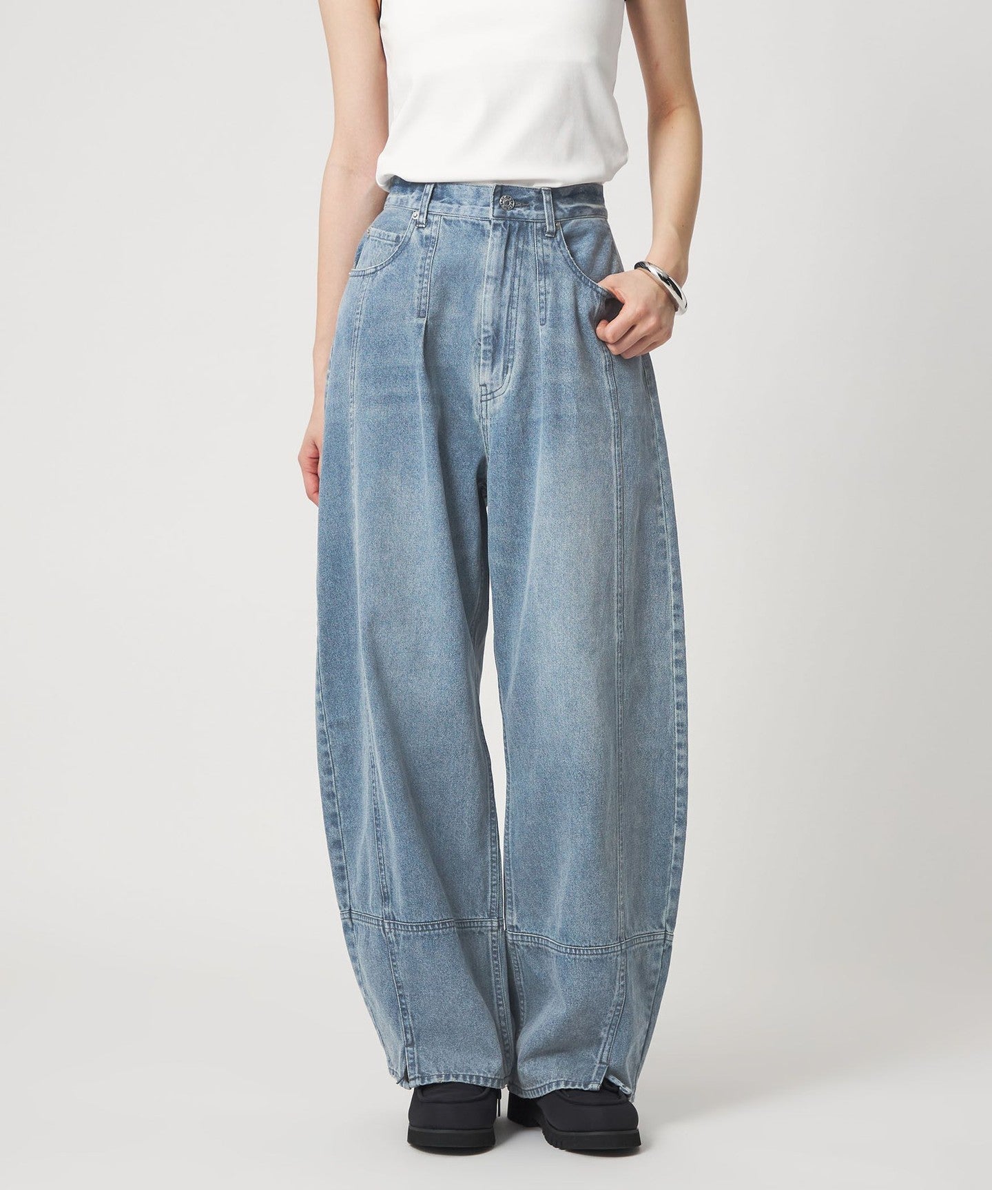 CITEN]デニムイージーカーブパンツ - UNITED ARROWS