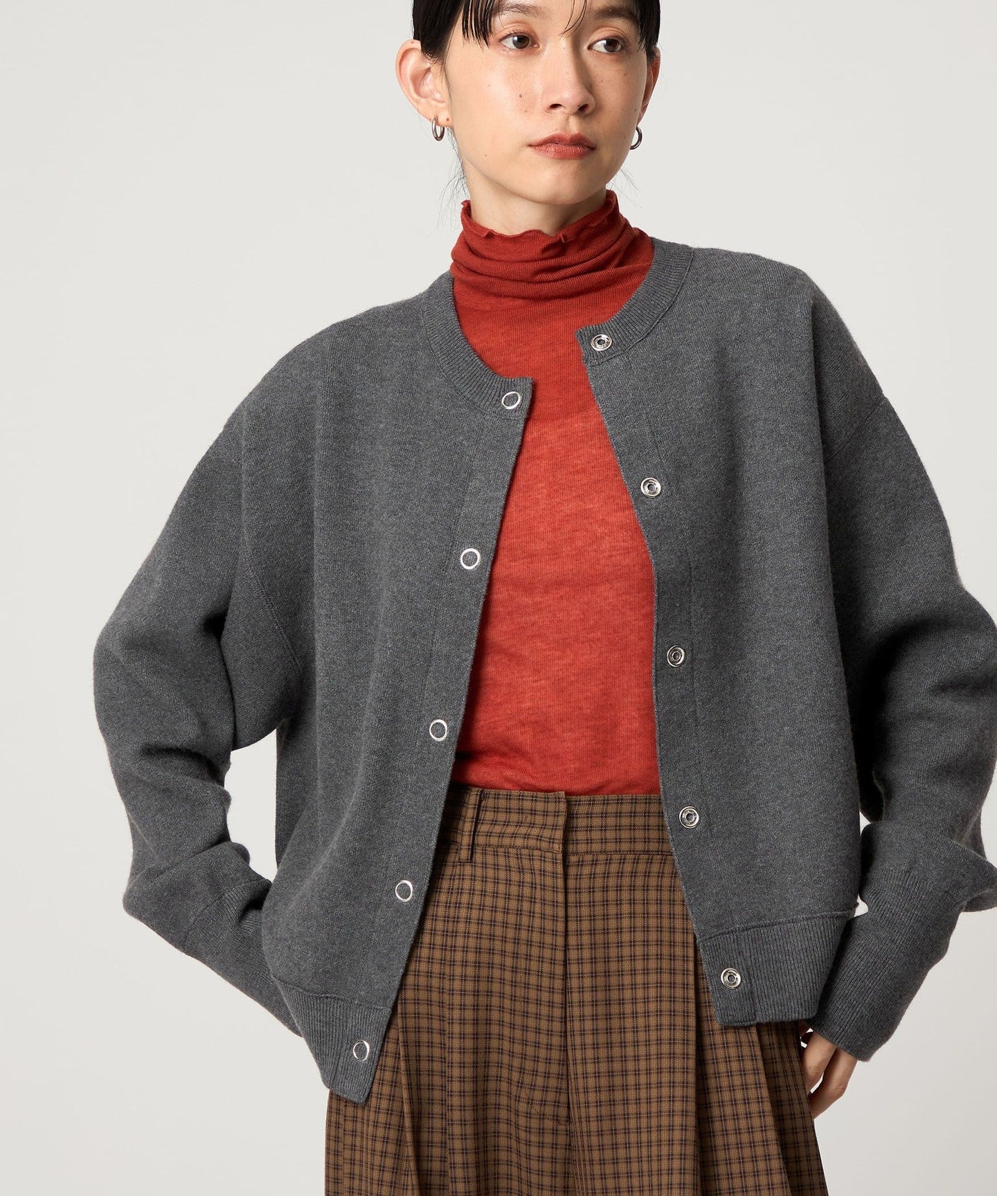 CITEN ]Sweat-likeKNITCARDIGAN