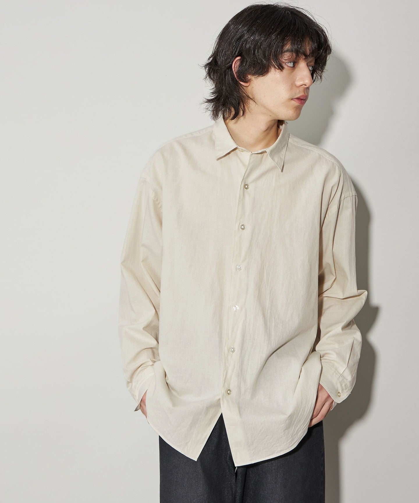 CITEN ]CottonLinenOver SHIRT - UNITED ARROWS