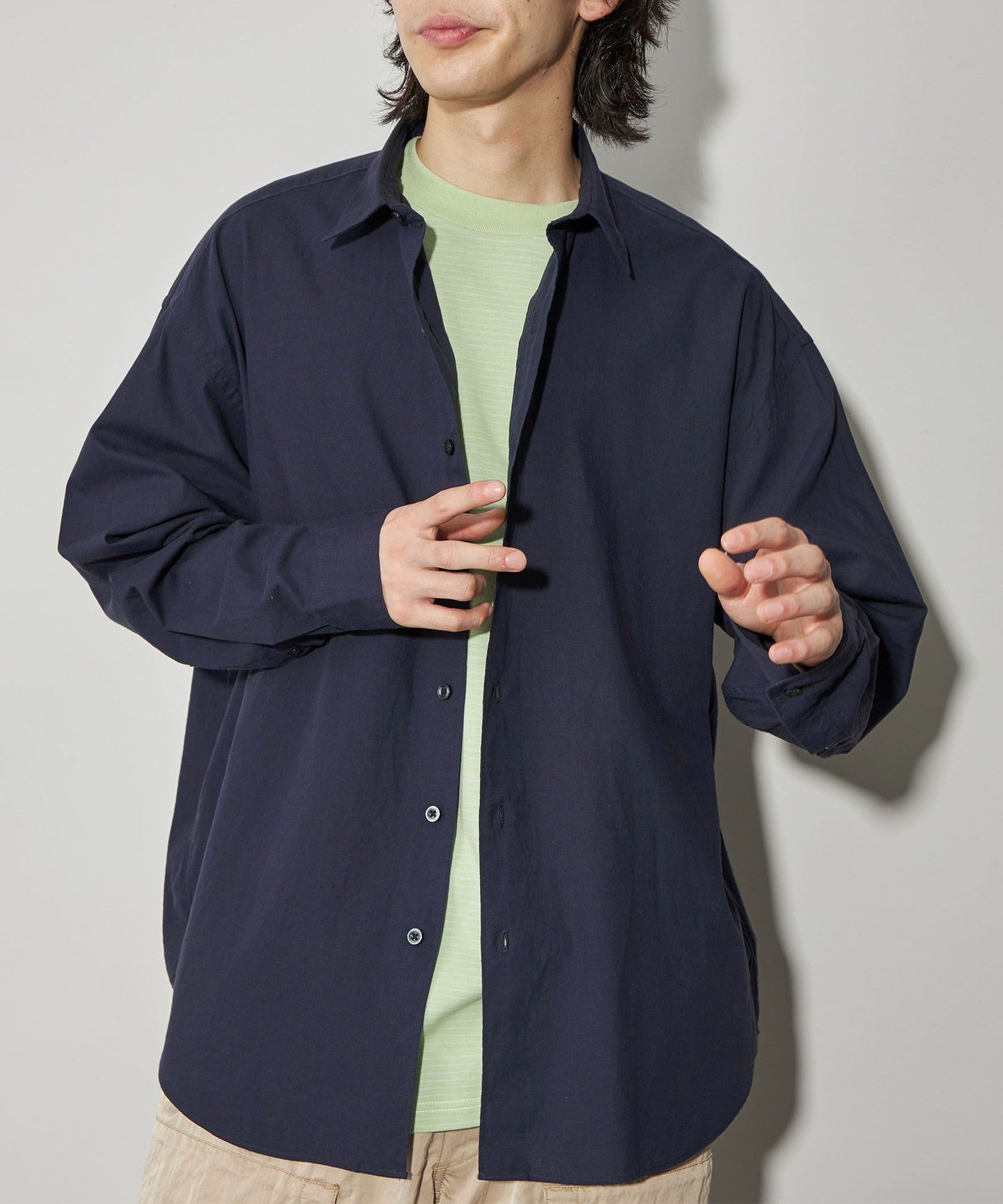CITEN ]CottonLinenOver SHIRT - UNITED ARROWS