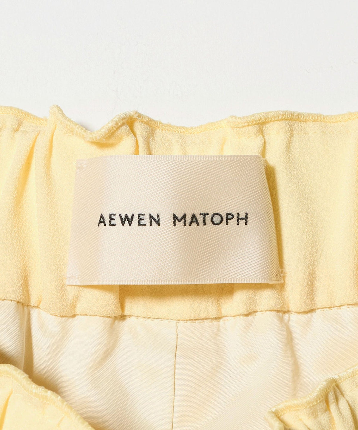 ＜AEWEN MATOPH＞背面缎纹休闲裤 ‐ 可水洗 ‐