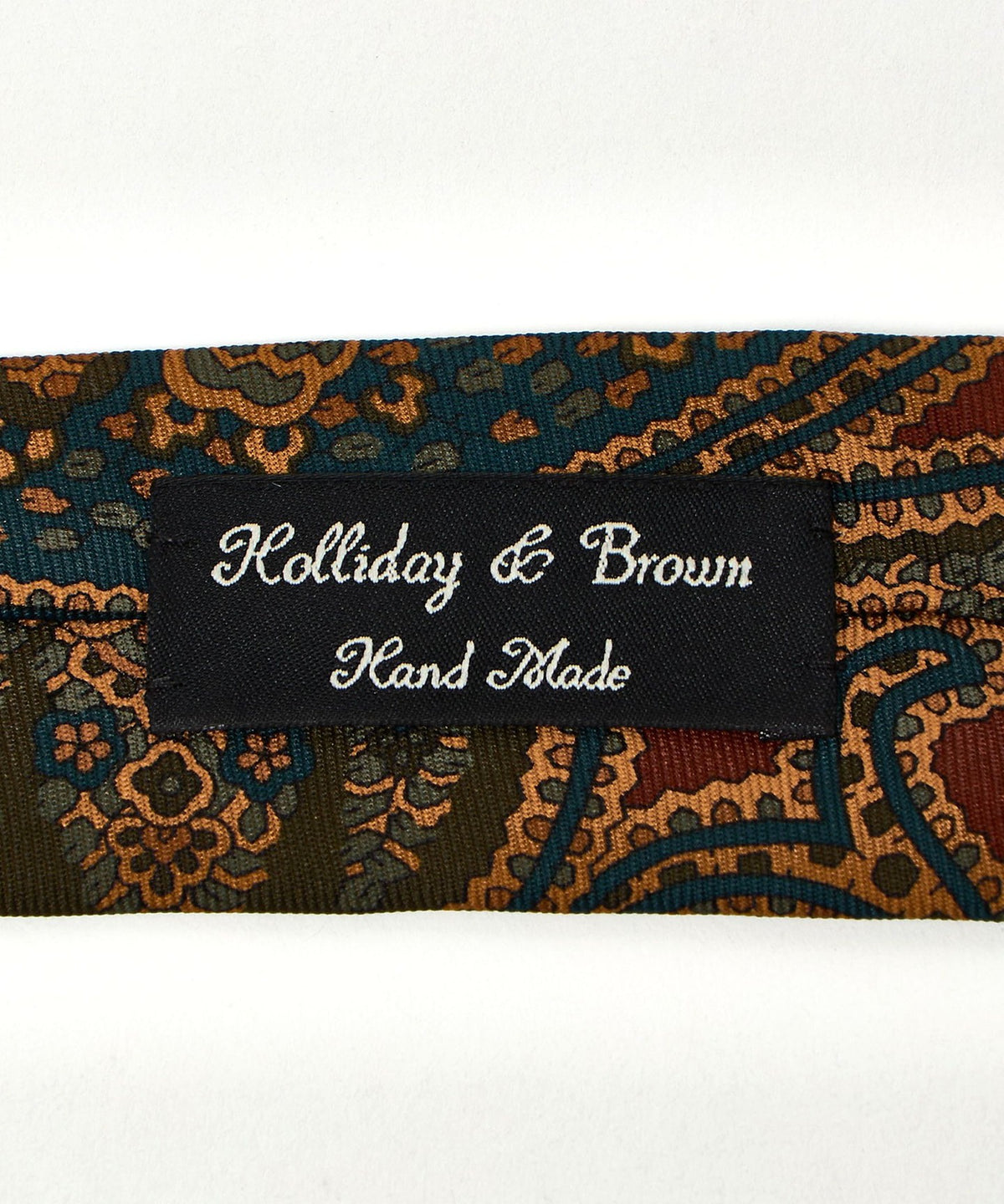 ＜HOLLIDAY＆BROWN＞大号佩斯利领带
