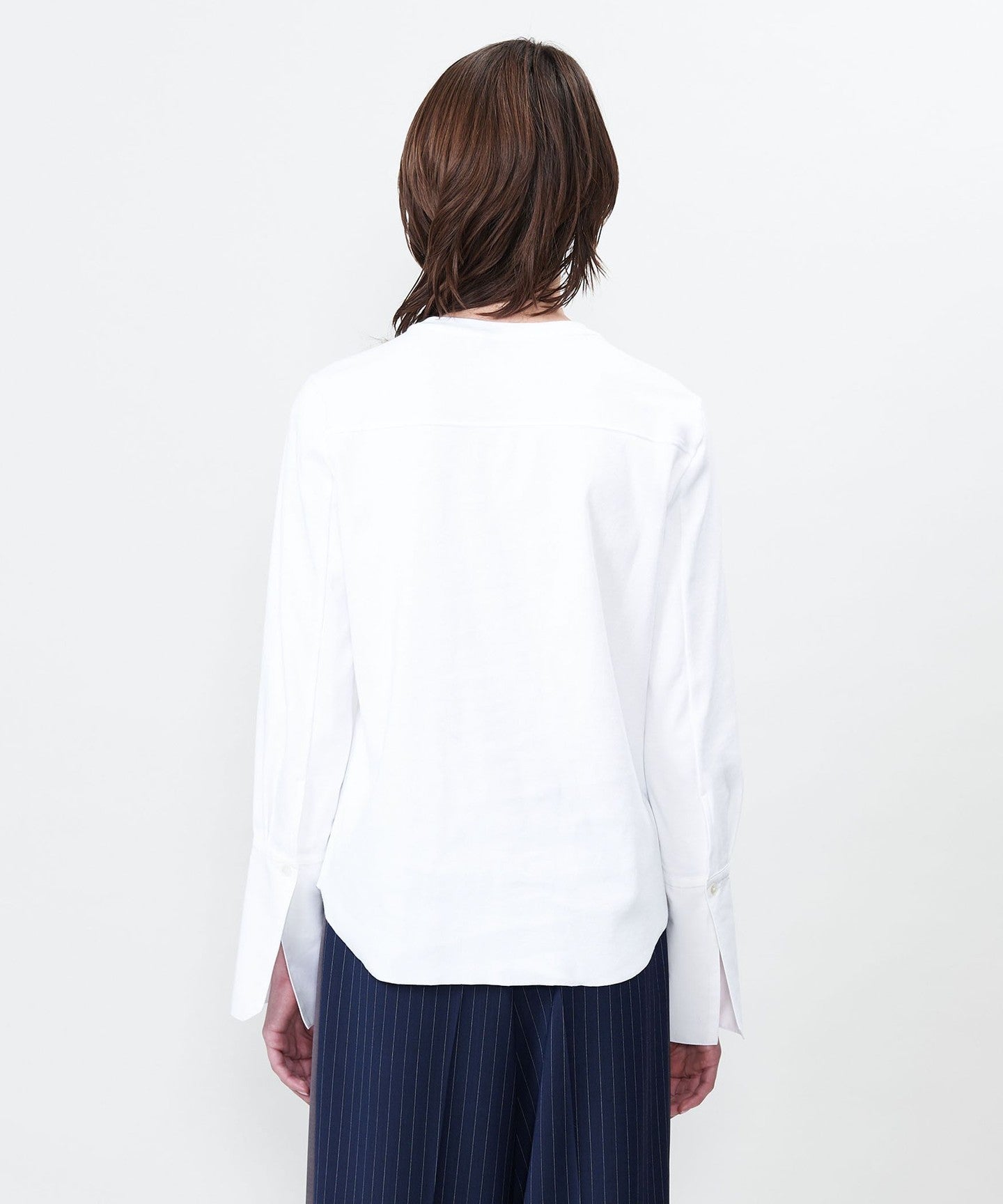 UNITED ARROWS & SONS by D.O ＋10 RIB CREW Rib Combo Crew Neck Cut and Sewn - UNITED ARROWS