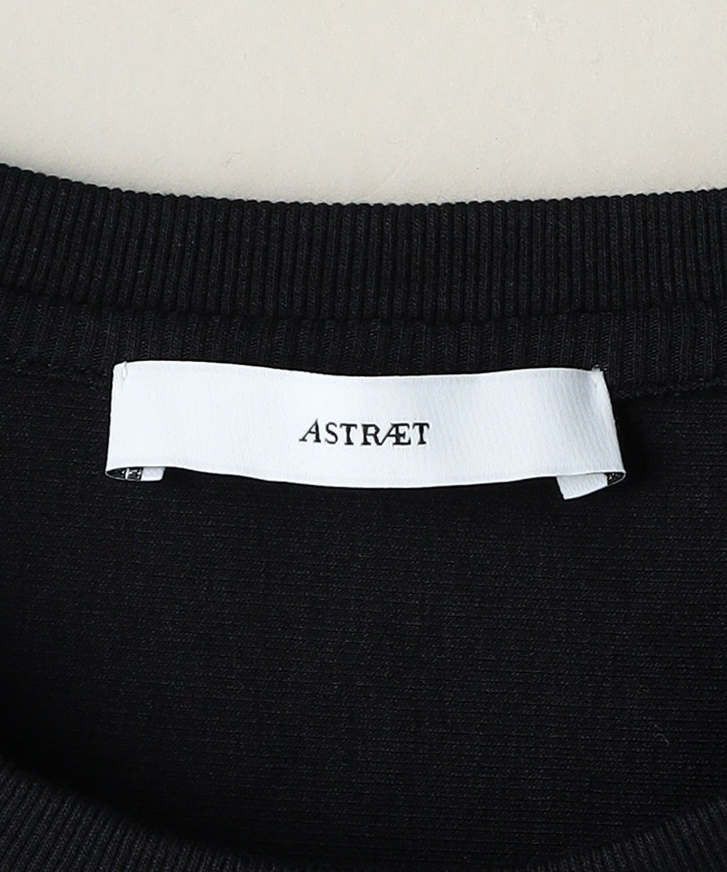 Rib Combo Crew Neck Cut and Sewn - UNITED ARROWS