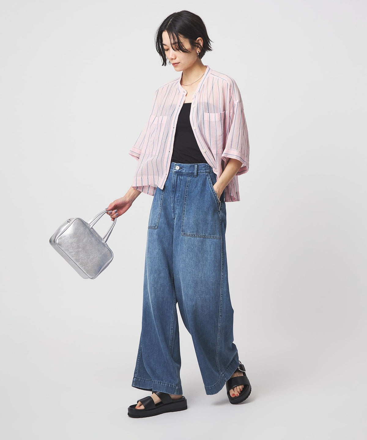 <Stylist Chihiro Hyodo Collaboration> Baker Light Denim with Cool Touch