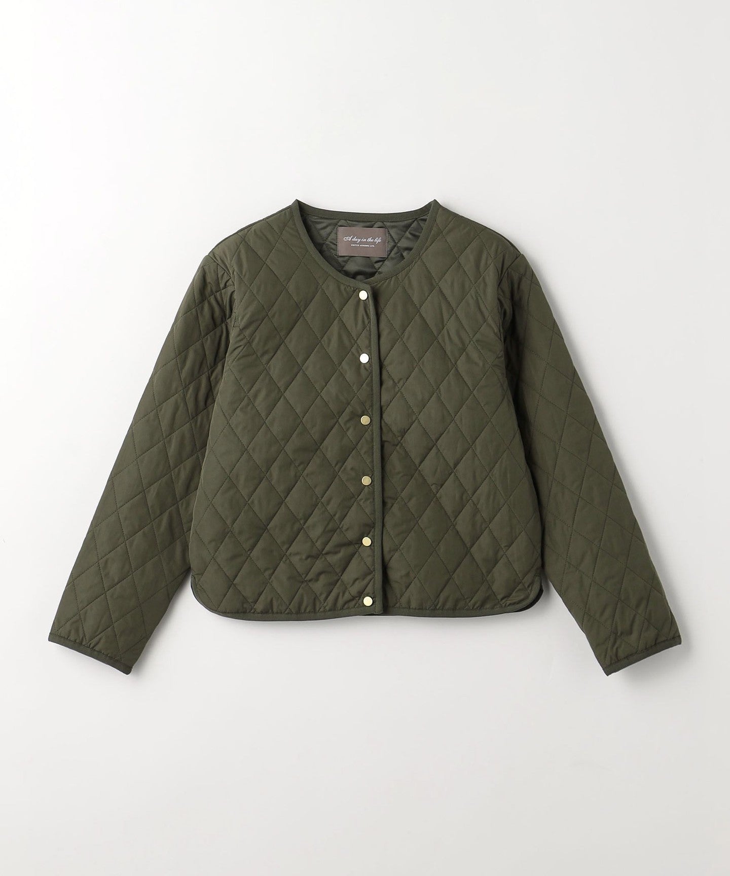 Quilting No Collar JACKET [A DAY IN THE LIFE] - UNITED ARROWS
