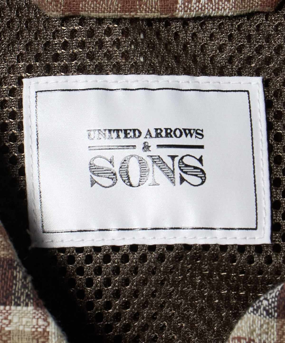 Blusón con cremallera a cuadros <UNITED ARROWS & SONS>