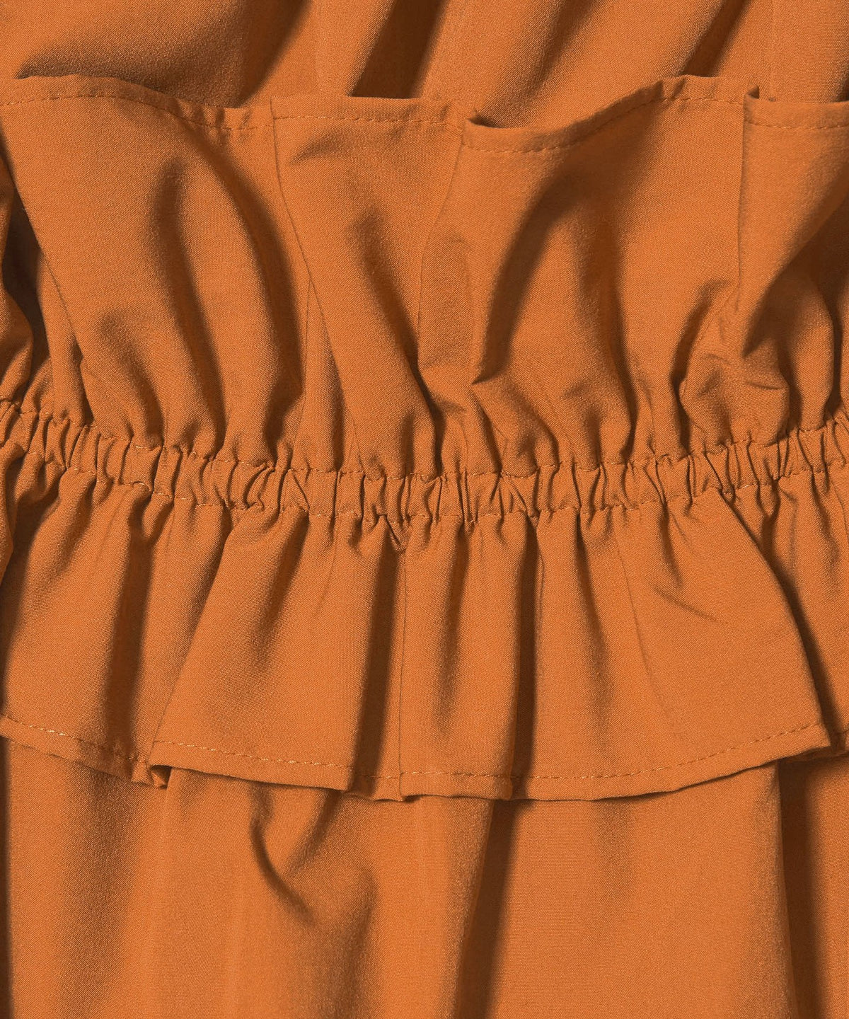 <EMMEL REFINES> EM Frill Gathered Dress