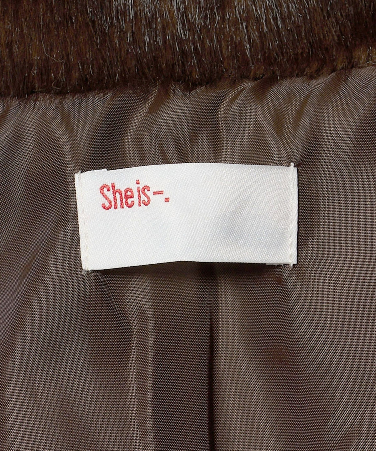 【特别定制】＜She is-.＞人造皮草夹克