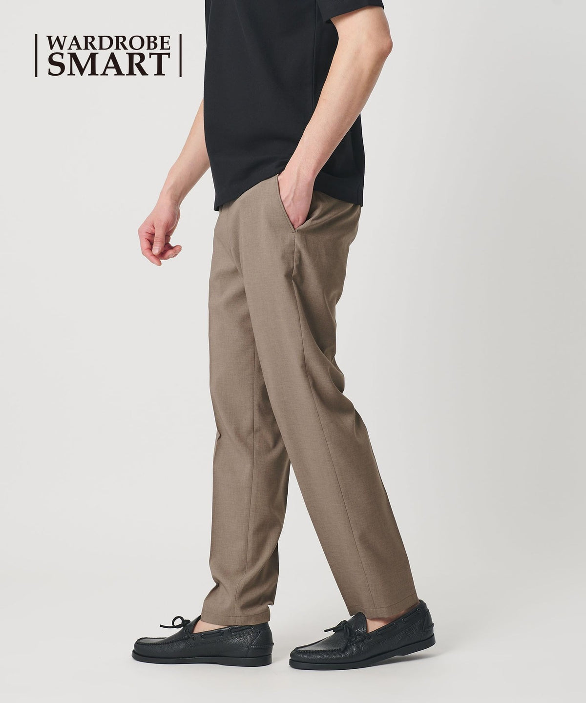 【WEB限定 WARDROBE SMART】 Reflax 无褶西裤