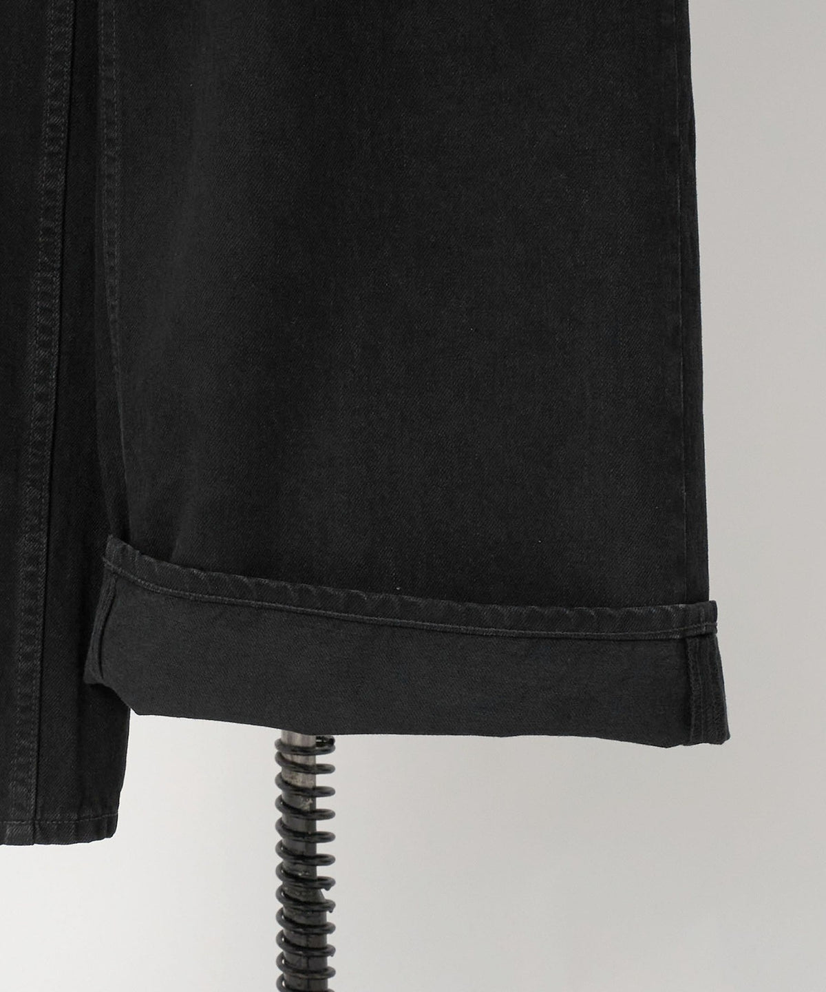 PRE Black Denim Drawstring 5-Pocket Pants