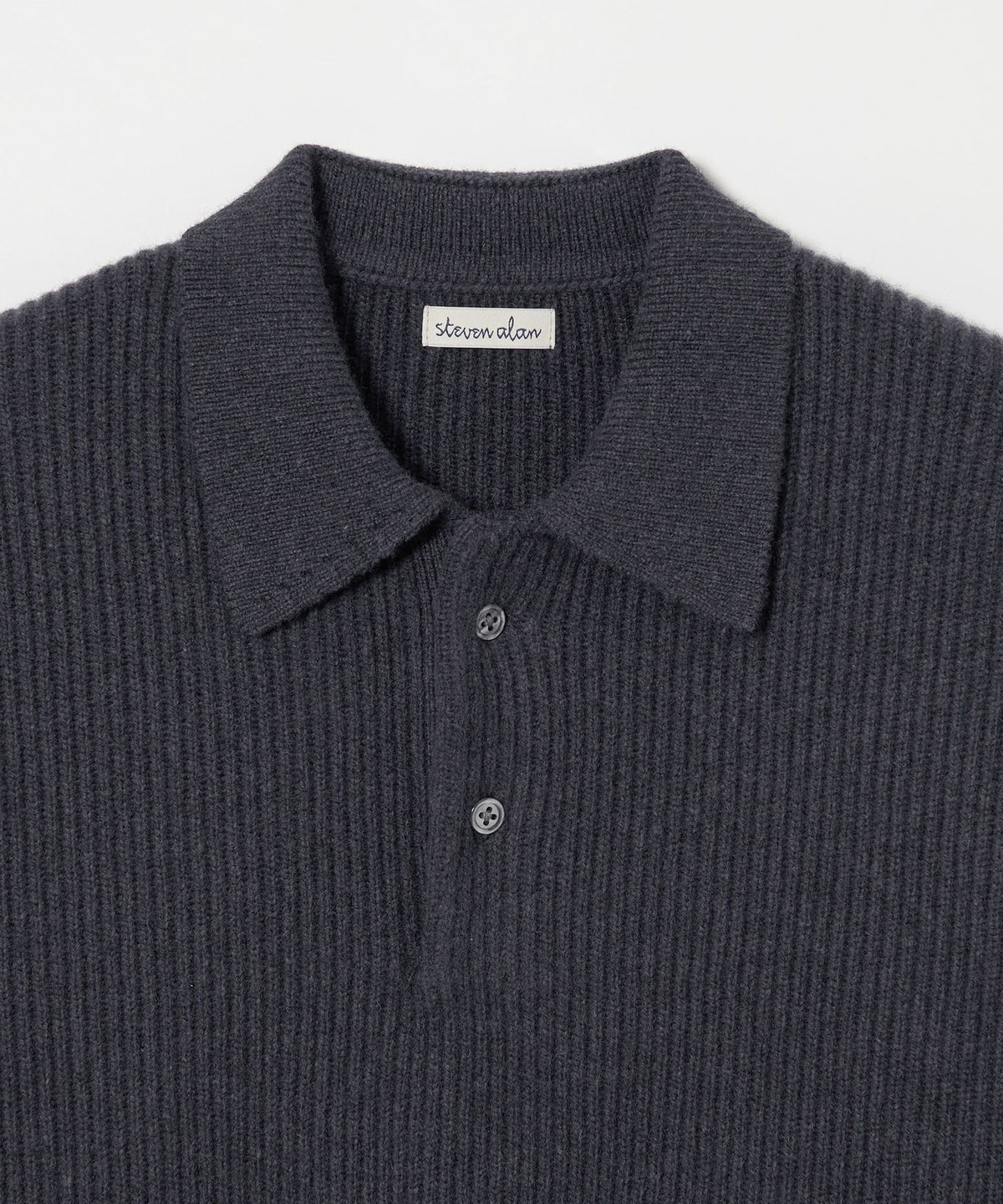 ＜Steven Alan＞ 澳大利亚羊羔毛 Polo领 针织衫 NARROW