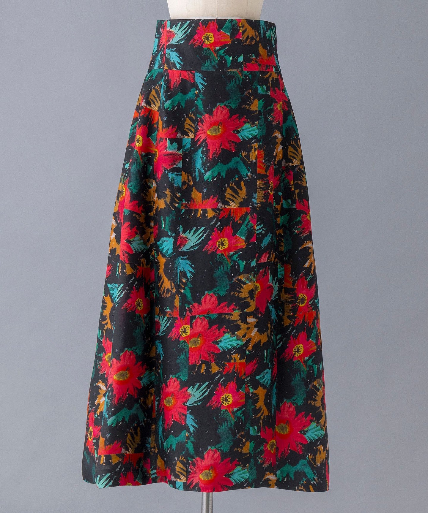 BLAMINK シルク スカート 花柄 フラワープリント 【公式通販】