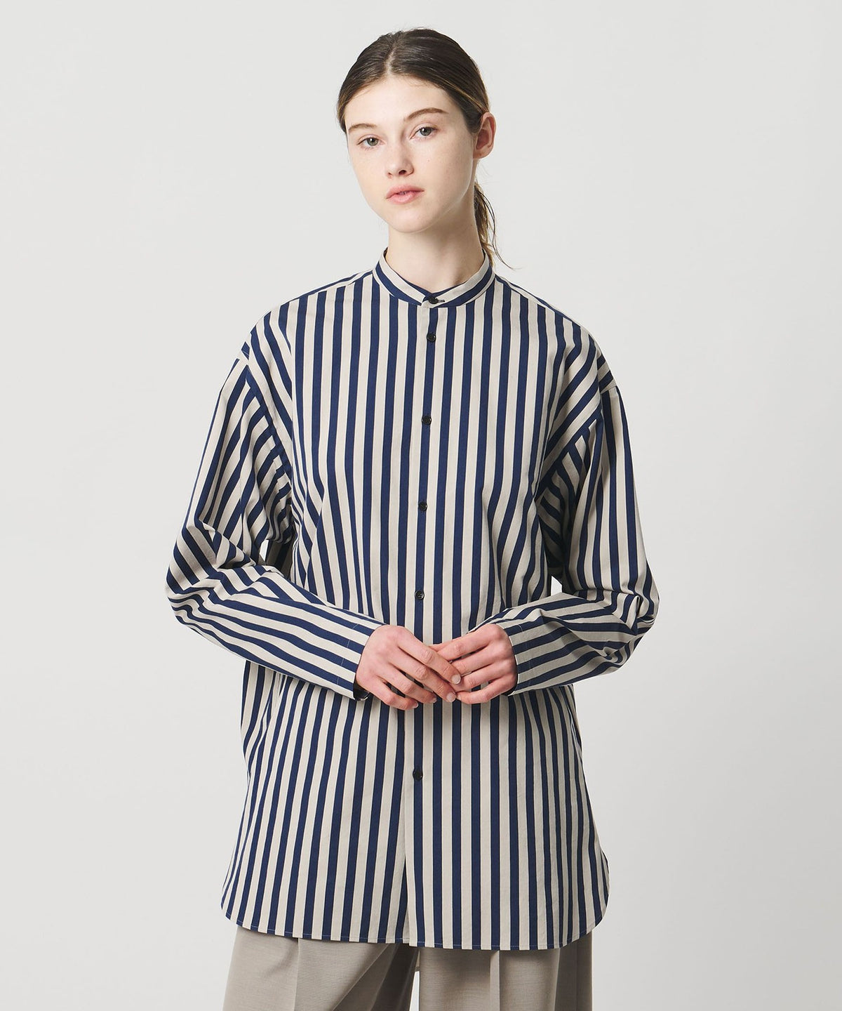 ＜LOEFF＞ Stripe Oversize शर्ट