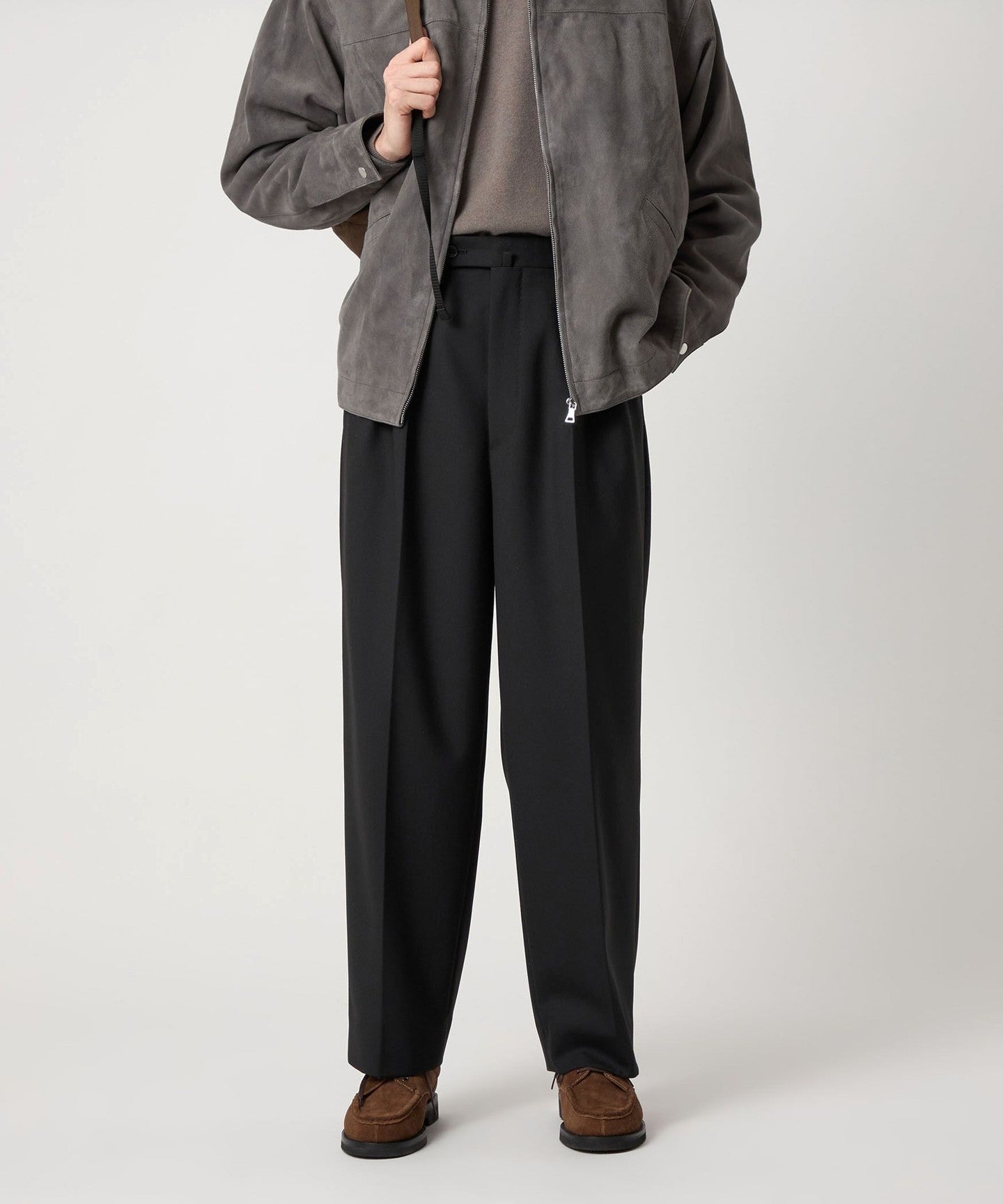 ドゥロワー 2点　スティーブンアラン　オーシバル Steven Alan] Vintage Twill In-Two Pleats Dress Trousers - UNITED