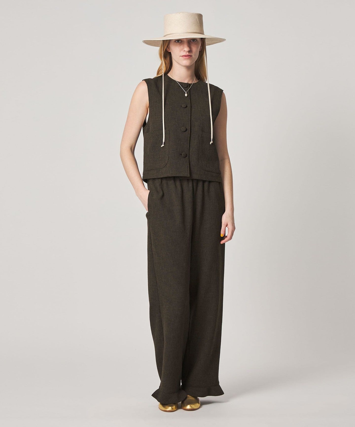 Steven Alan]ツイードライク ベスト - UNITED ARROWS