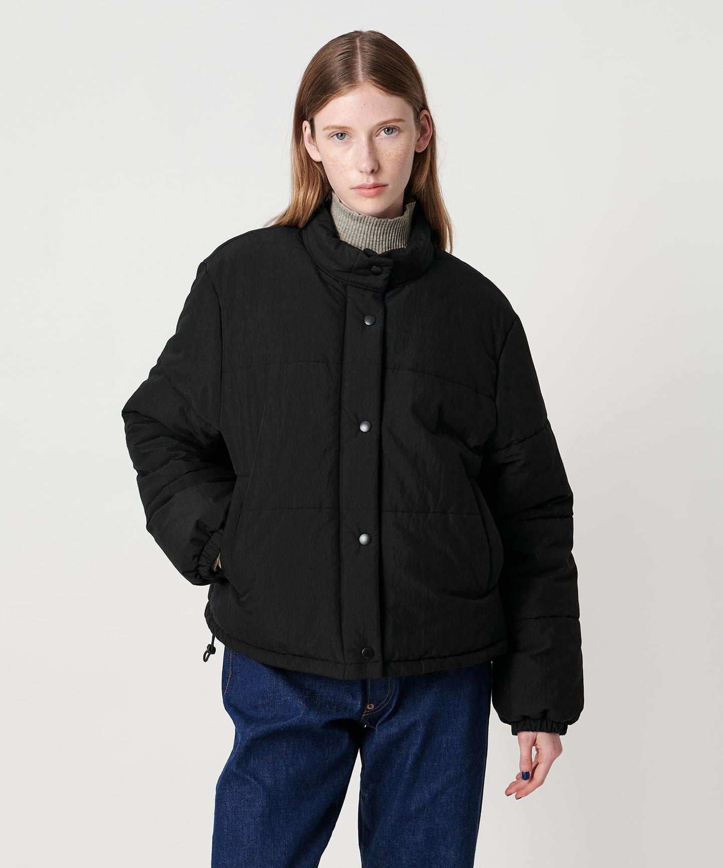 Steven Alan]Cotton Nylon Padded Short BLOUSON
