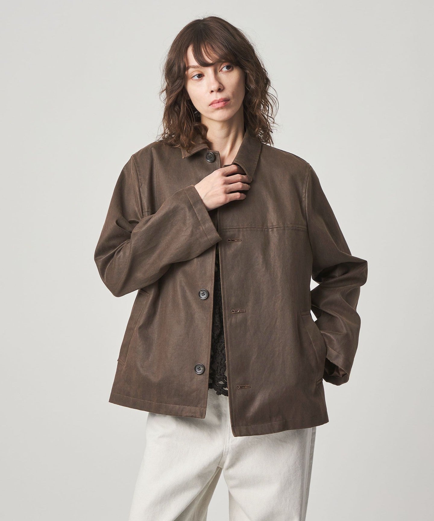 Steven Alan] Crack Like BLOUSON - UNITED ARROWS