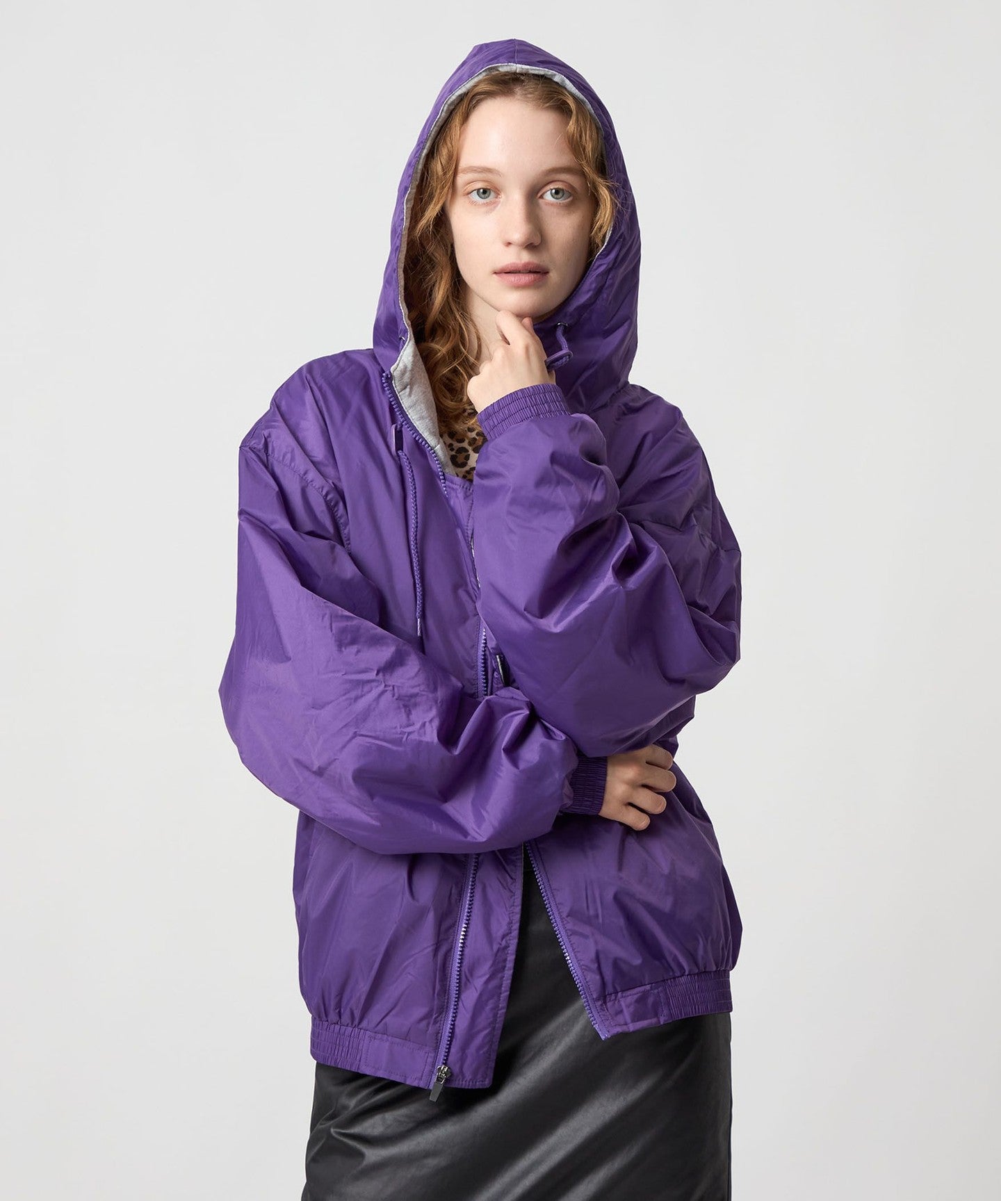 roku ジャケット 6(ROKU) ]Hooded Nylon JACKET