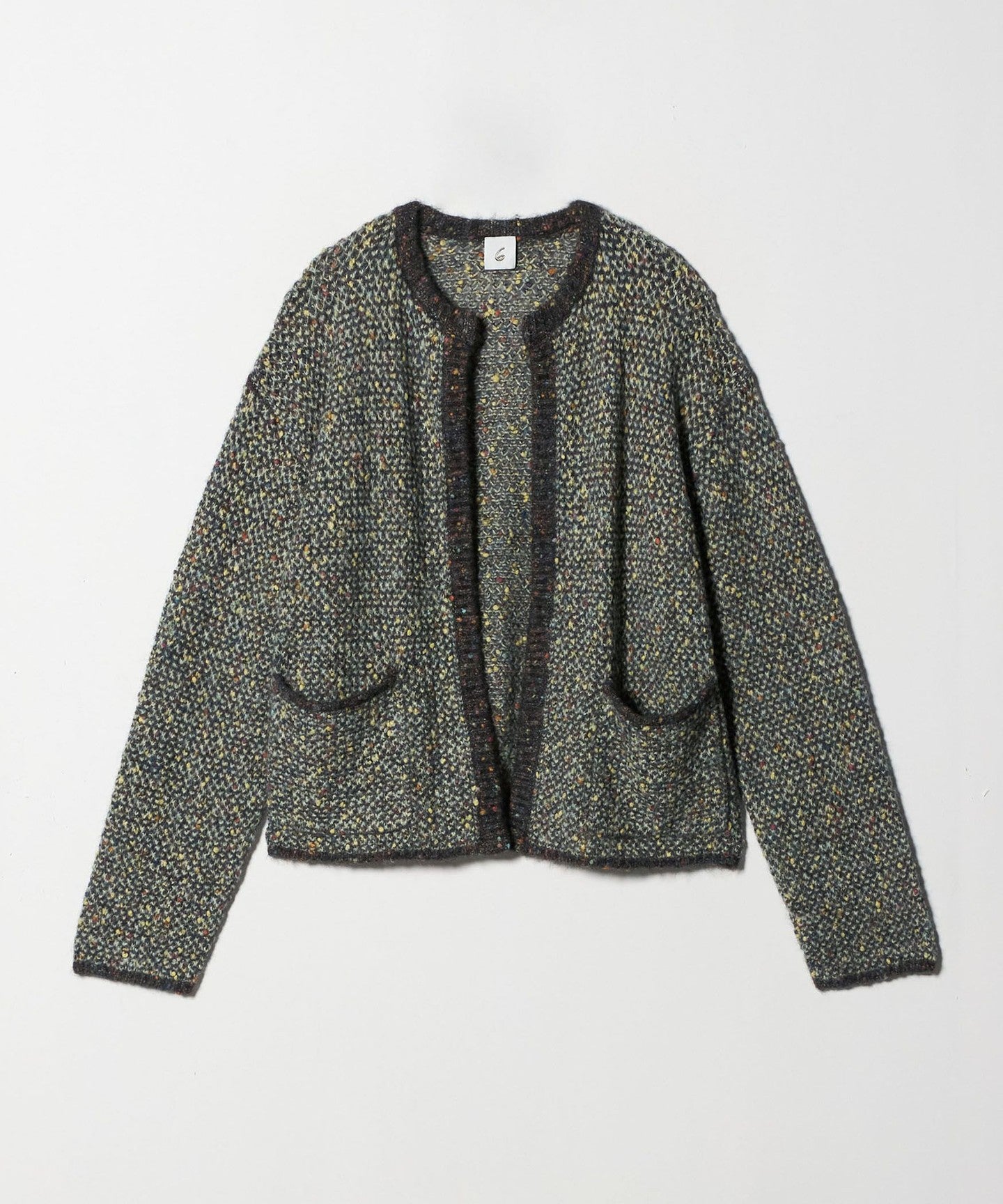 6(ROKU) ]MixKNIT CARDIGAN