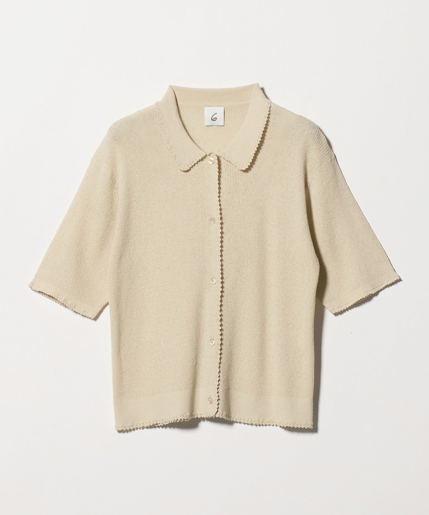 6(ROKU)]ピコット ニット カーディガン - UNITED ARROWS
