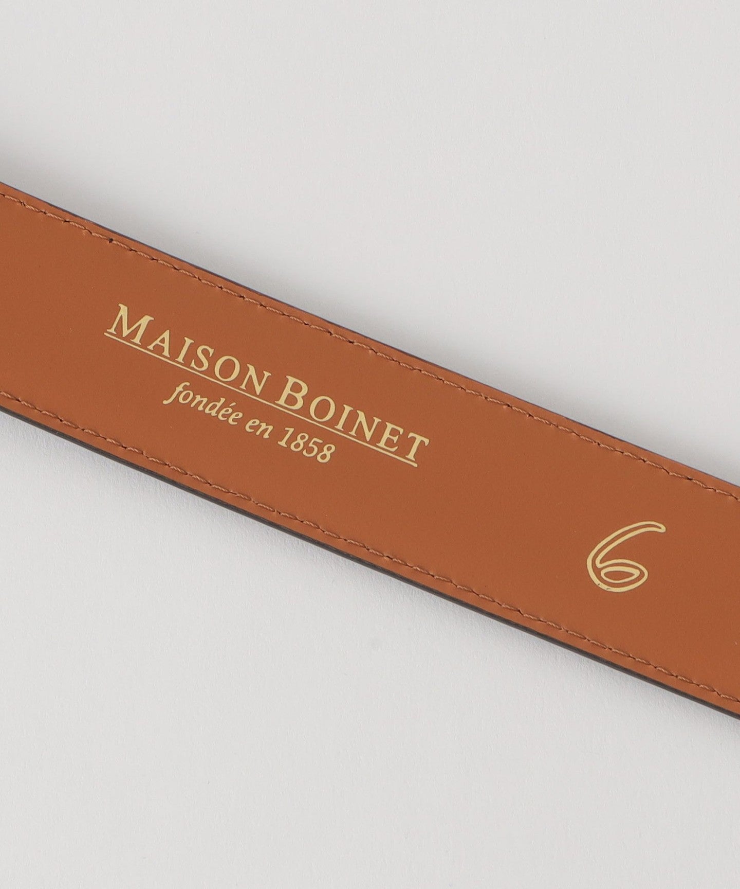 MAISON BOINET ]LEATHER BELT 30mm/Belt - UNITED ARROWS