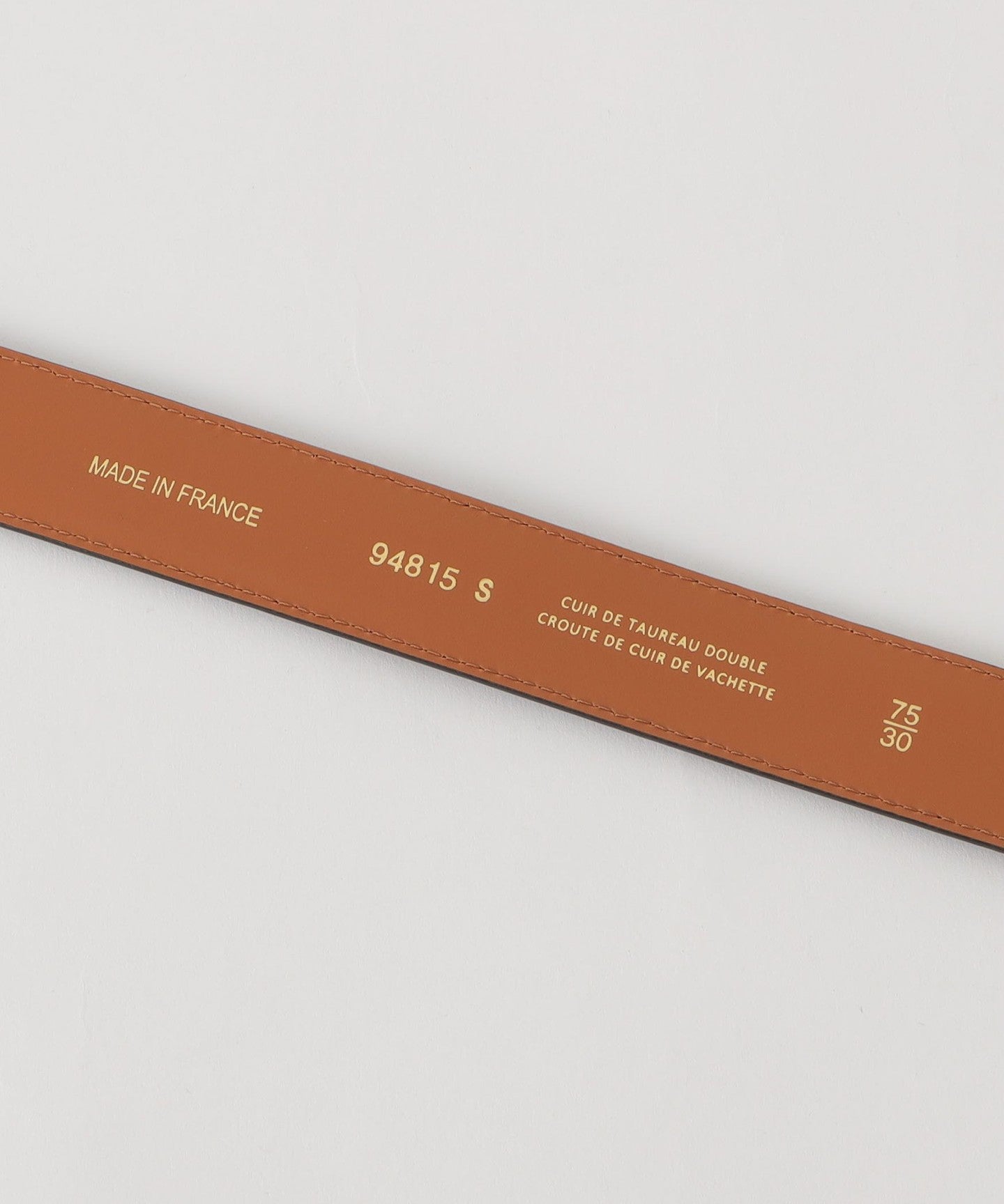 MAISON BOINET ]LEATHER BELT 30mm/Belt - UNITED ARROWS