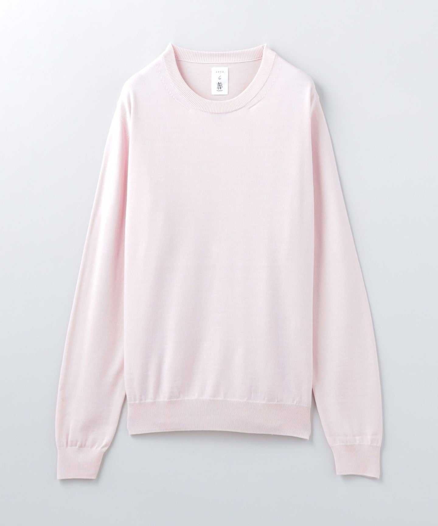 Exclusive] [seya. × BATONER × 6] High Gauge Crew Neck KNIT
