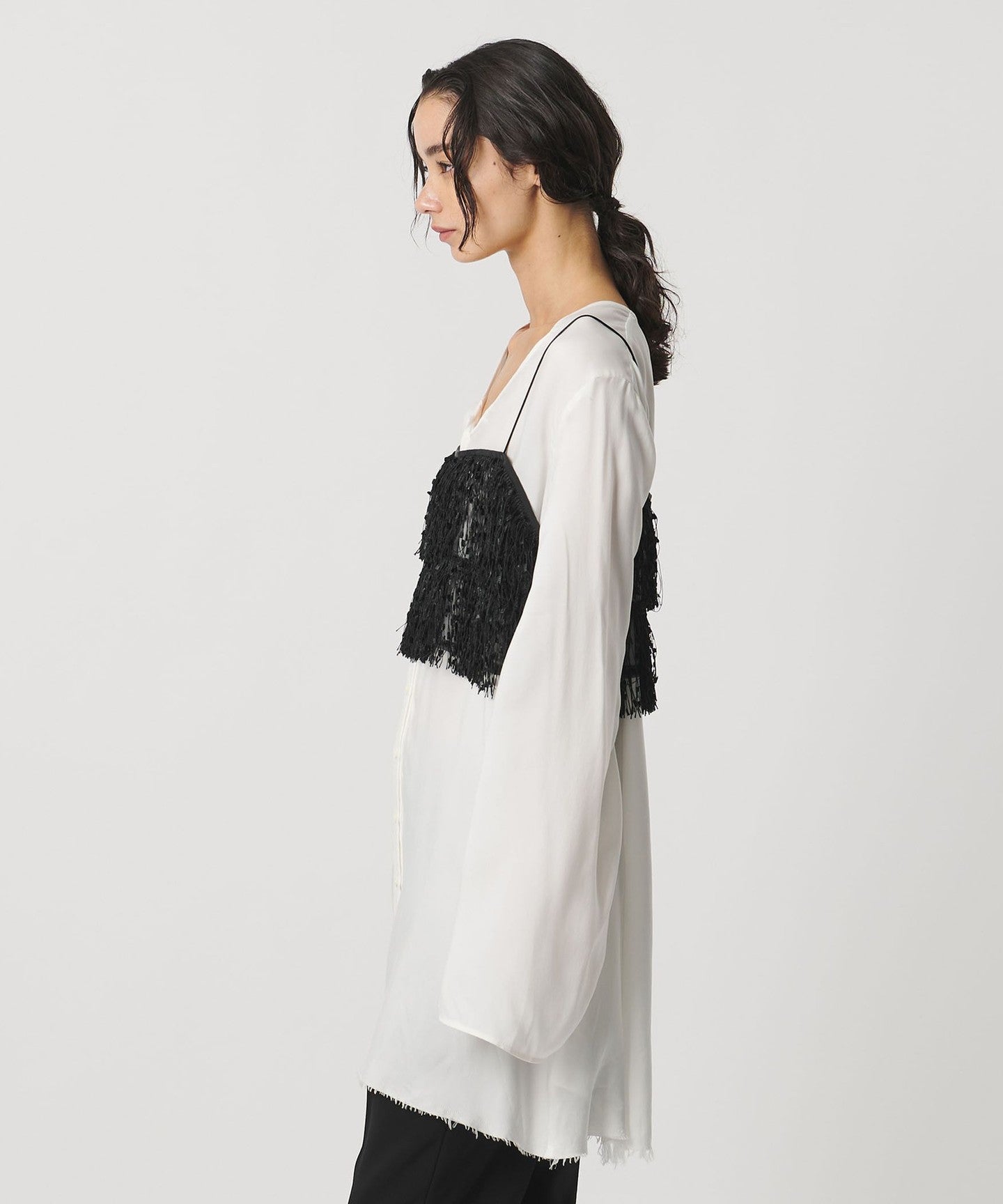〈AEWEN MATOPH〉 キャミソール AEWEN MATOPH]フリンジショートキャミソール - UNITED ARROWS