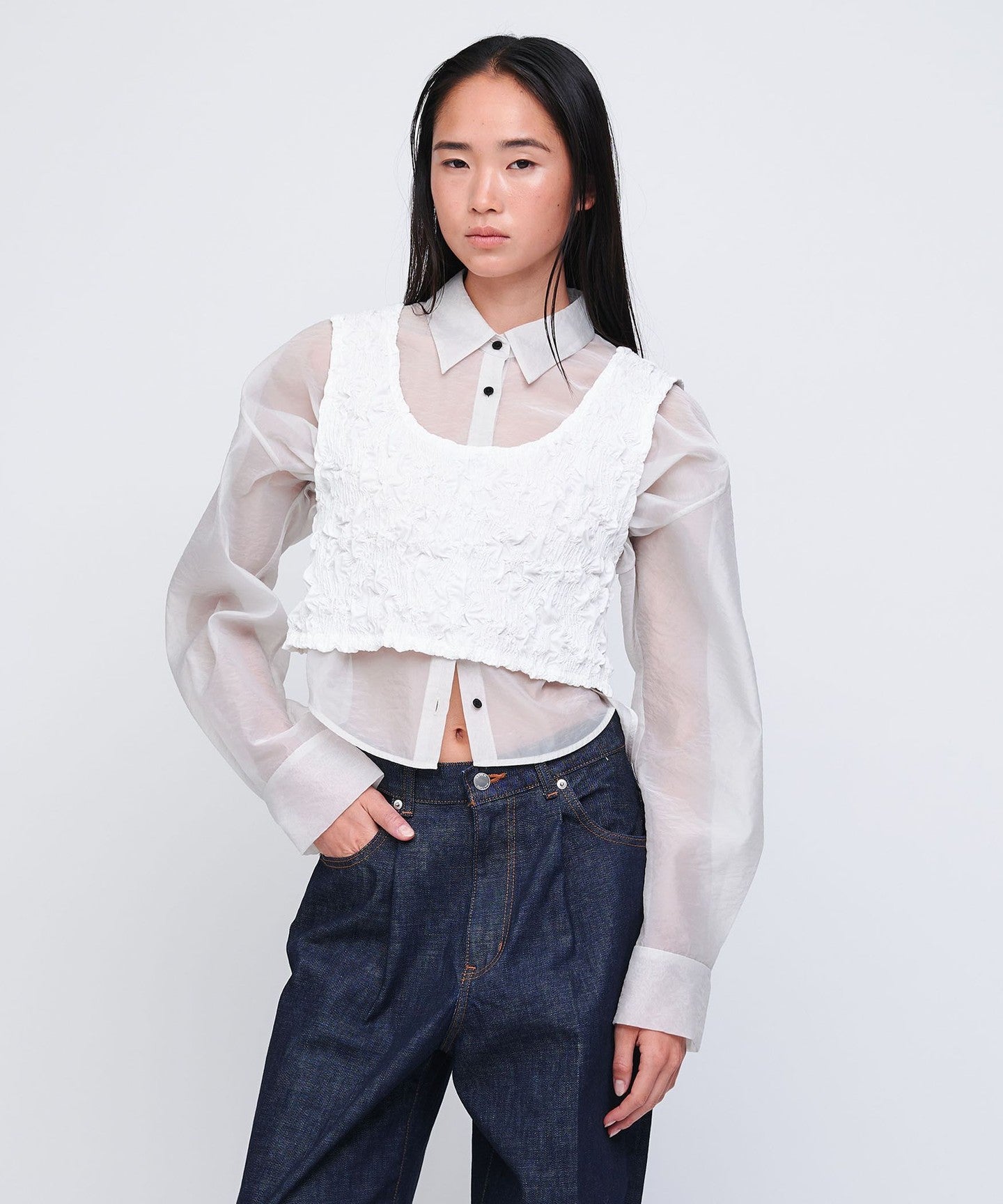 トップス Aewen Matoph rope top AEWEN MATOPH ]抽皺無袖上衣 BLOUSE - UNITED ARROWS
