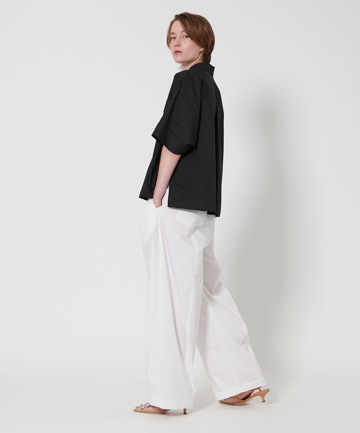 AEWEN MATOPH ]口袋斗篷袖 SHIRT - UNITED ARROWS