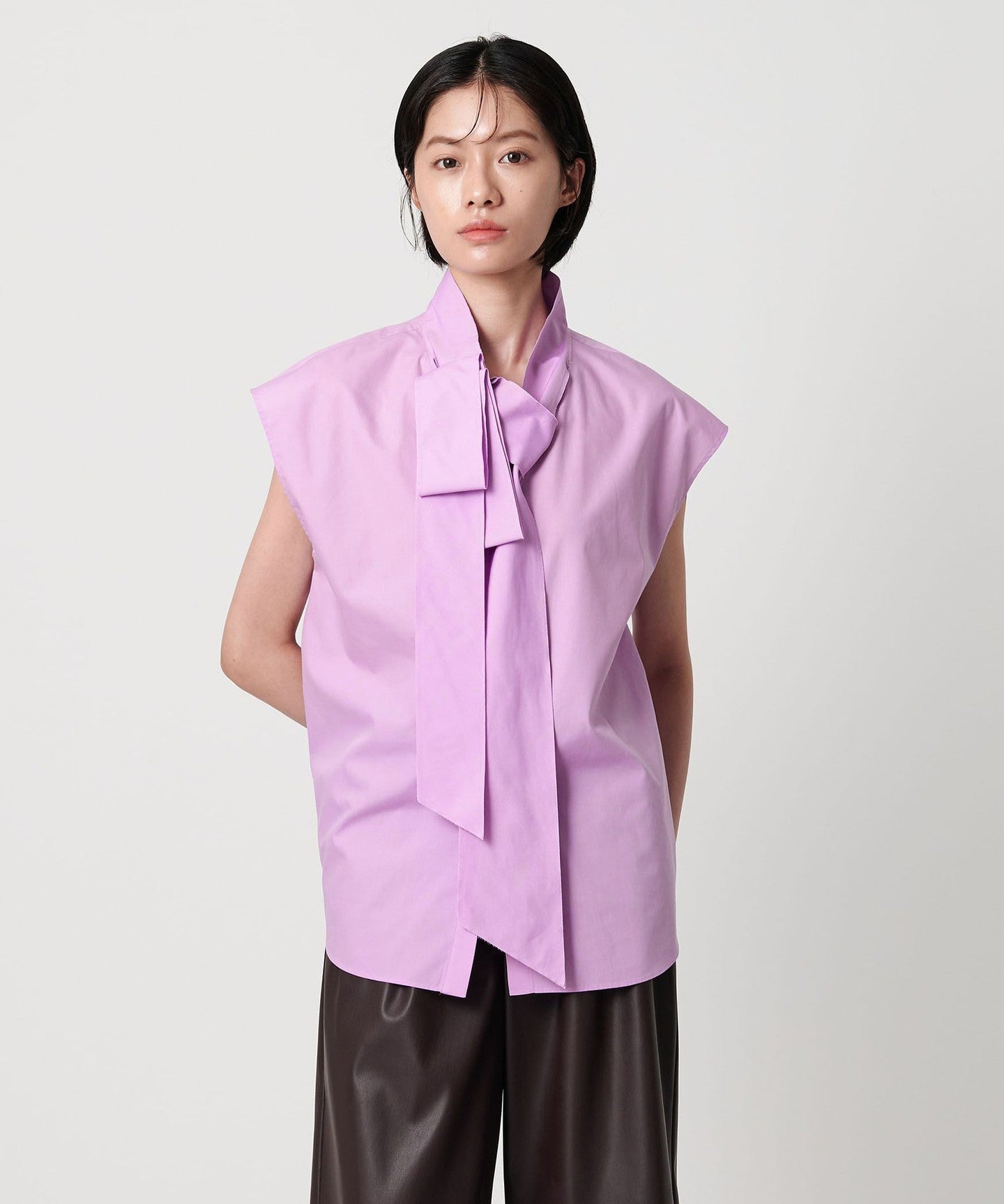 トップス Aewen Matoph rope top AEWEN MATOPH ] 不規則 TIE 顏色BLOUSE - 可水洗 - - UNITED ARROWS