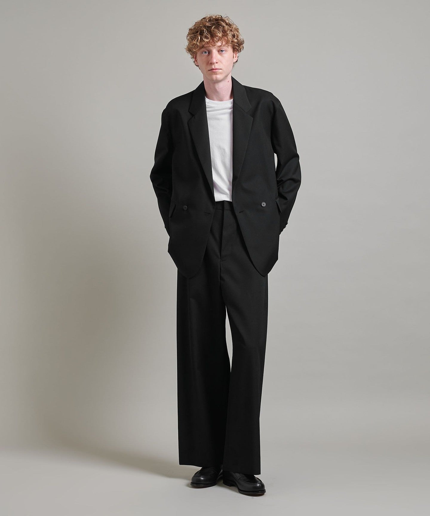 LOEFF ]Wool Gabardine 寬版 PANTS MEN'S - UNITED ARROWS