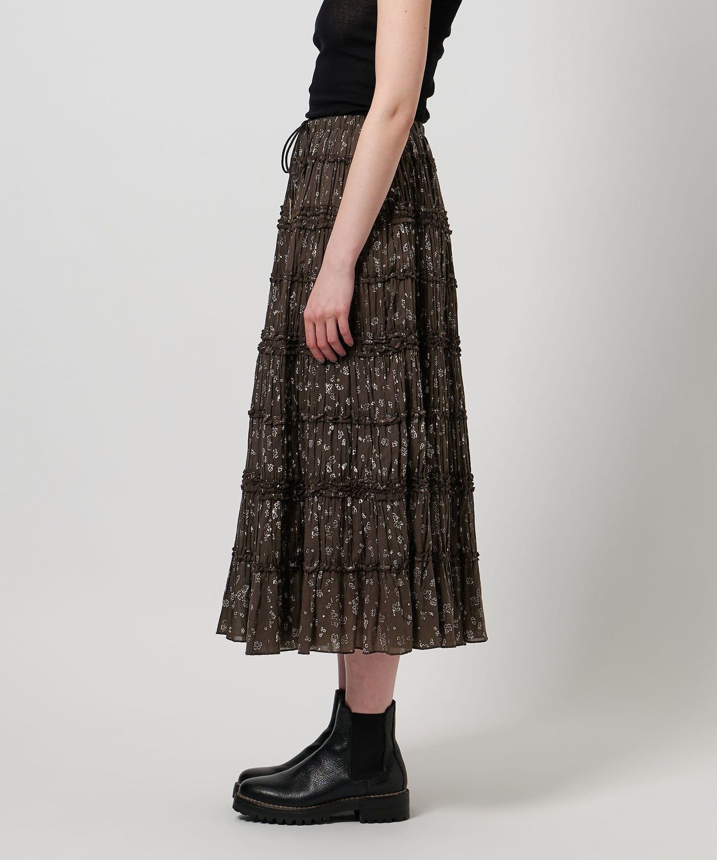 Pheeta ]Billie Print SKIRT/014C-22P - UNITED ARROWS