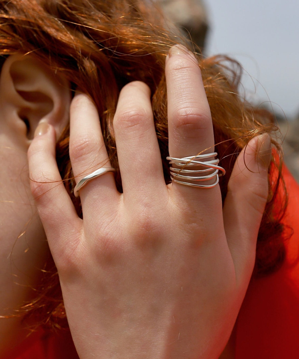 ＜TEN.＞Pillow Ring/银色
