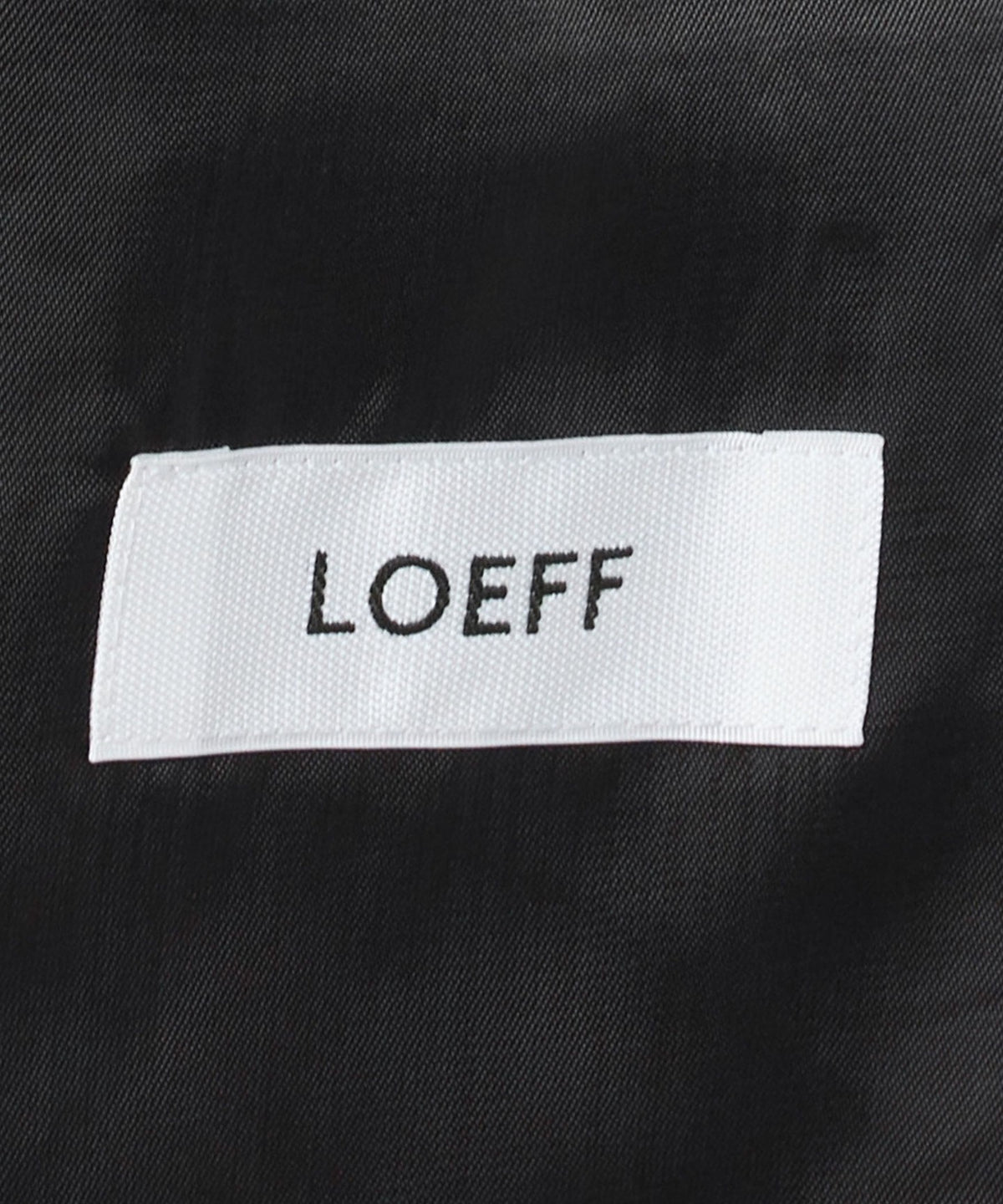 ＜LOEFF＞华达呢无领夹克