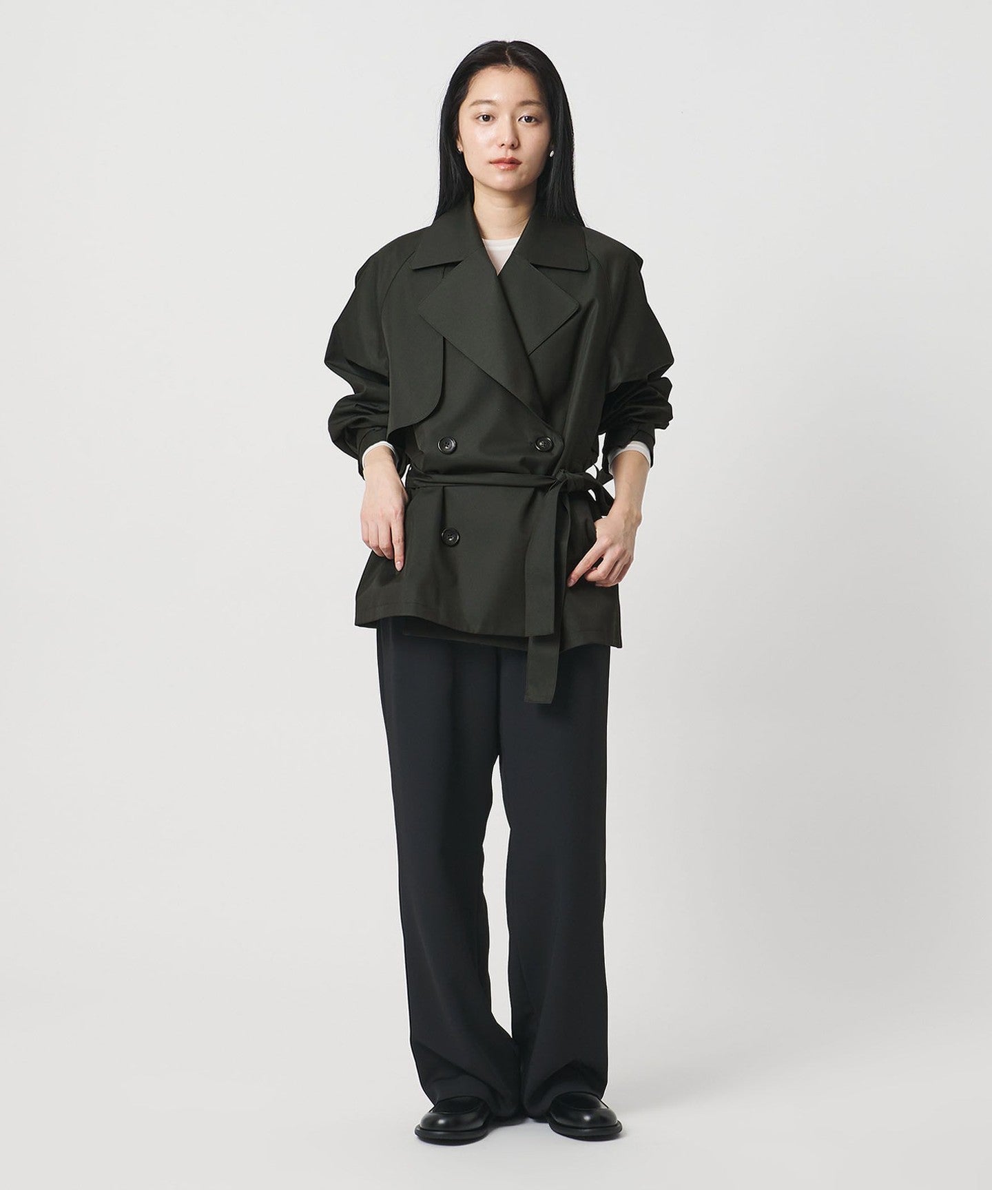 MARW UNITED ARROWS]ミドル トレンチコート - UNITED ARROWS