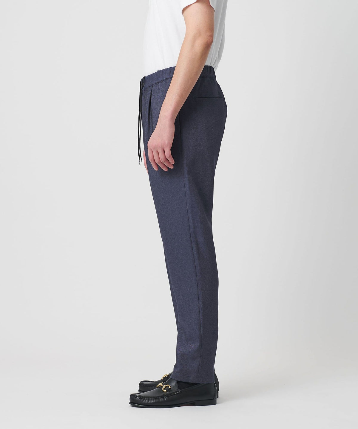 【WEB限定 WARDROBE SMART】Pantalon décontracté effet jean