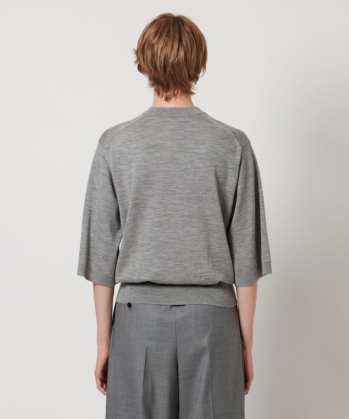 ＜LOEFF＞ Tricot à manches courtes jauge 16