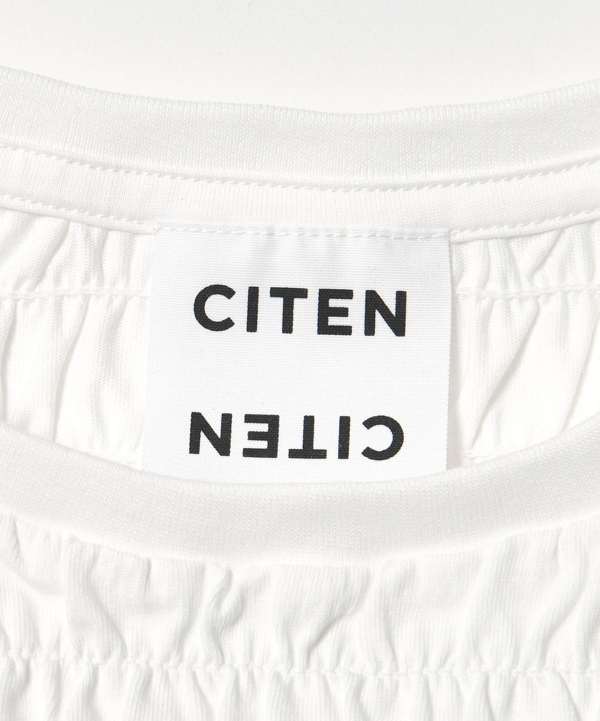 ＜CITEN＞抽褶Logo T恤