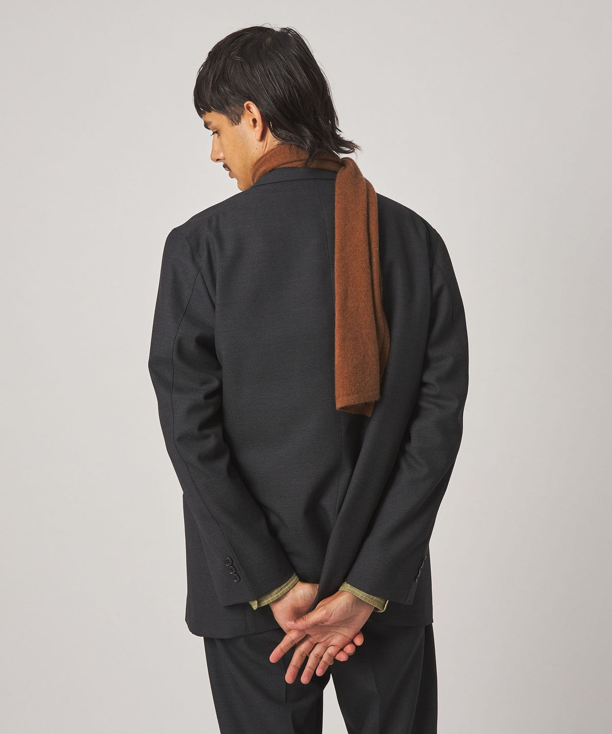 ＜Steven Alan＞ 啞光珠地布雙排六釦夾克