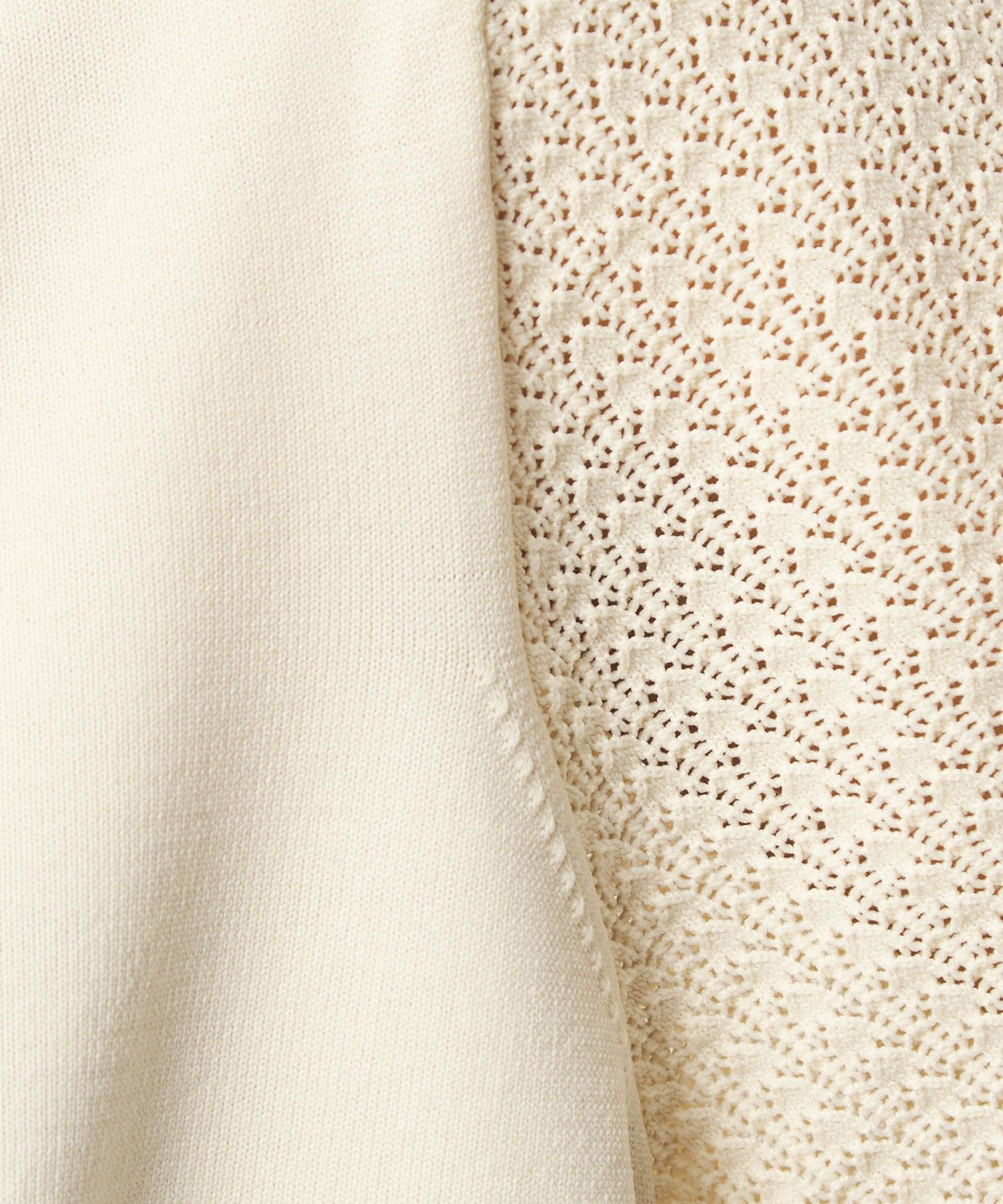 Kurzarm-Pullover aus Strick