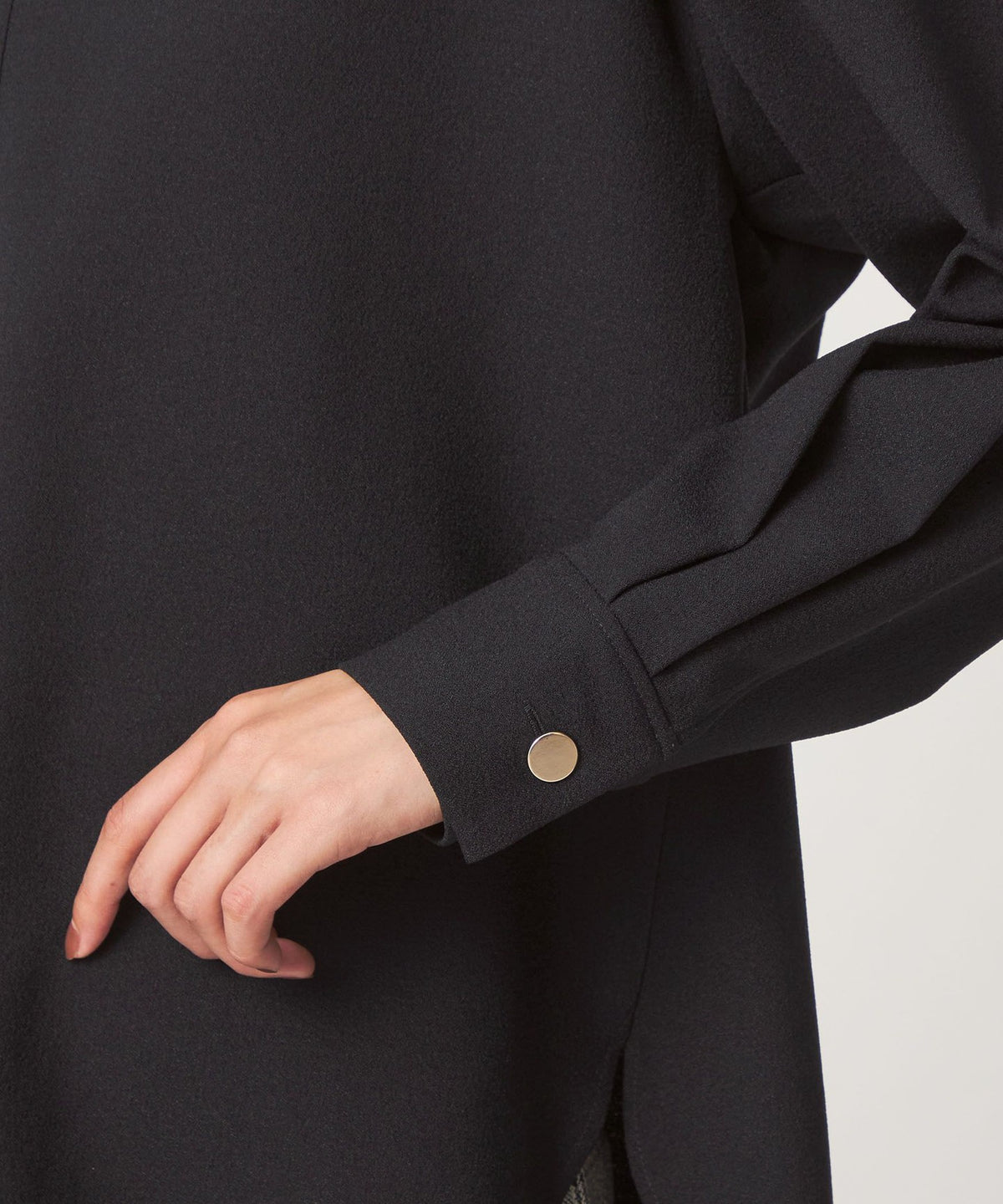 fleurie Back Button Pullover Blouse