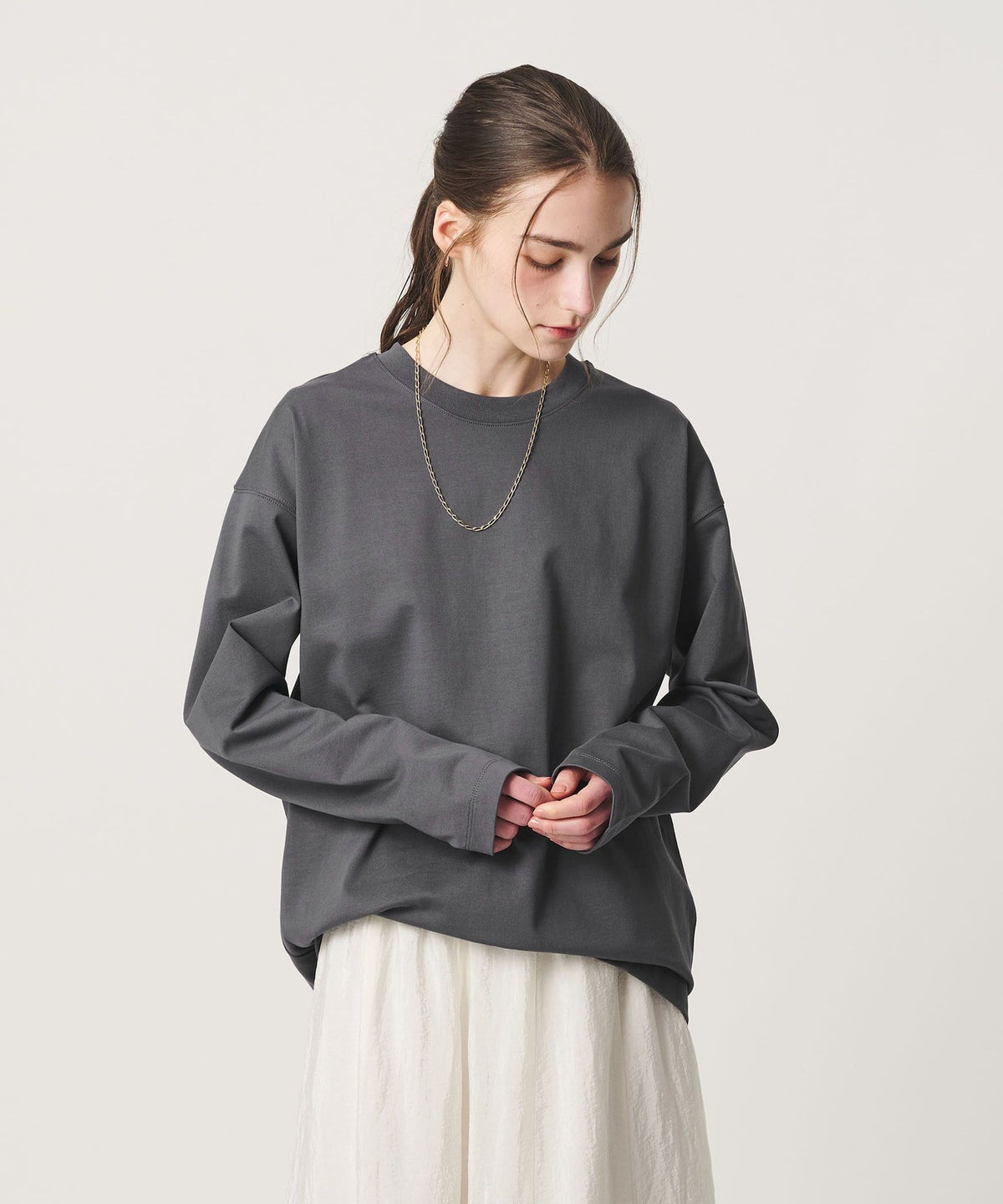 [WEB Exclusive] Heavyweight Barrel Long-Sleeve T-shirt