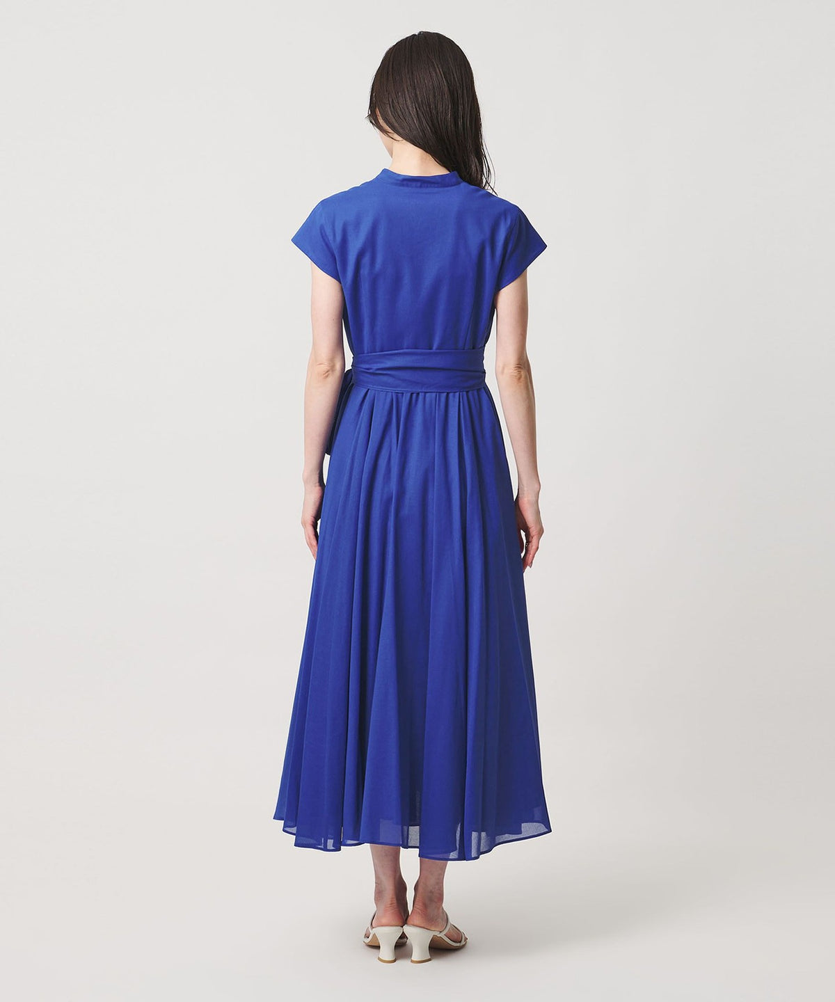 Cotton Cap-sleeve Dress